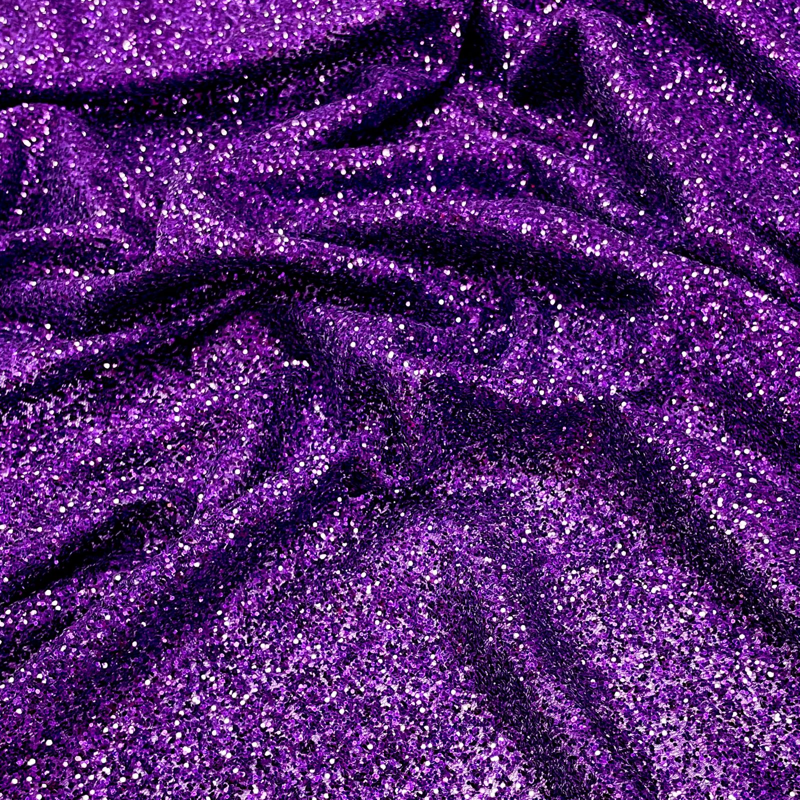 Tule Glitter Pesado Roxo