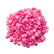 Meia Pérola Rosa Pink 6mm 15g    