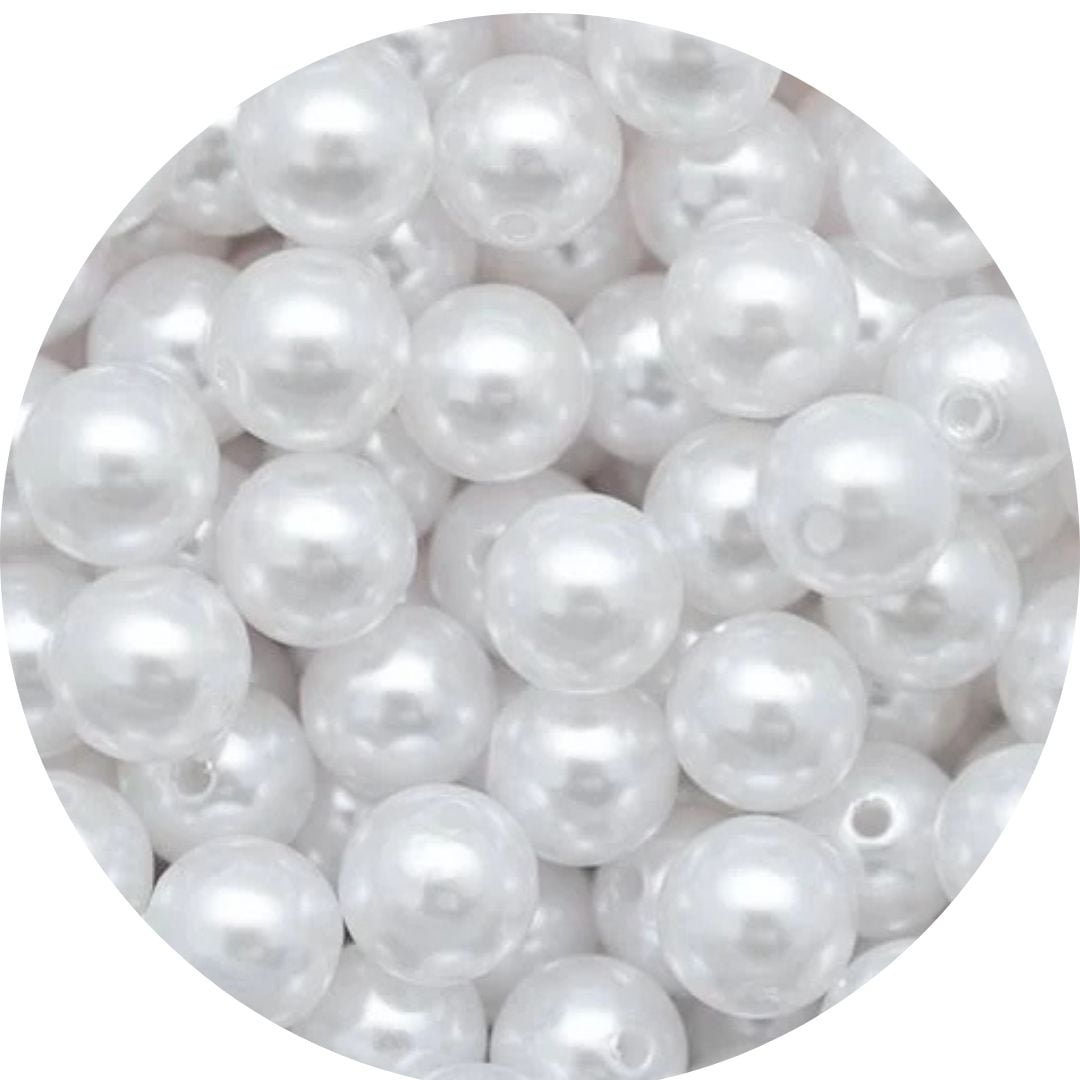 Pérola 12mm Branco 20un 