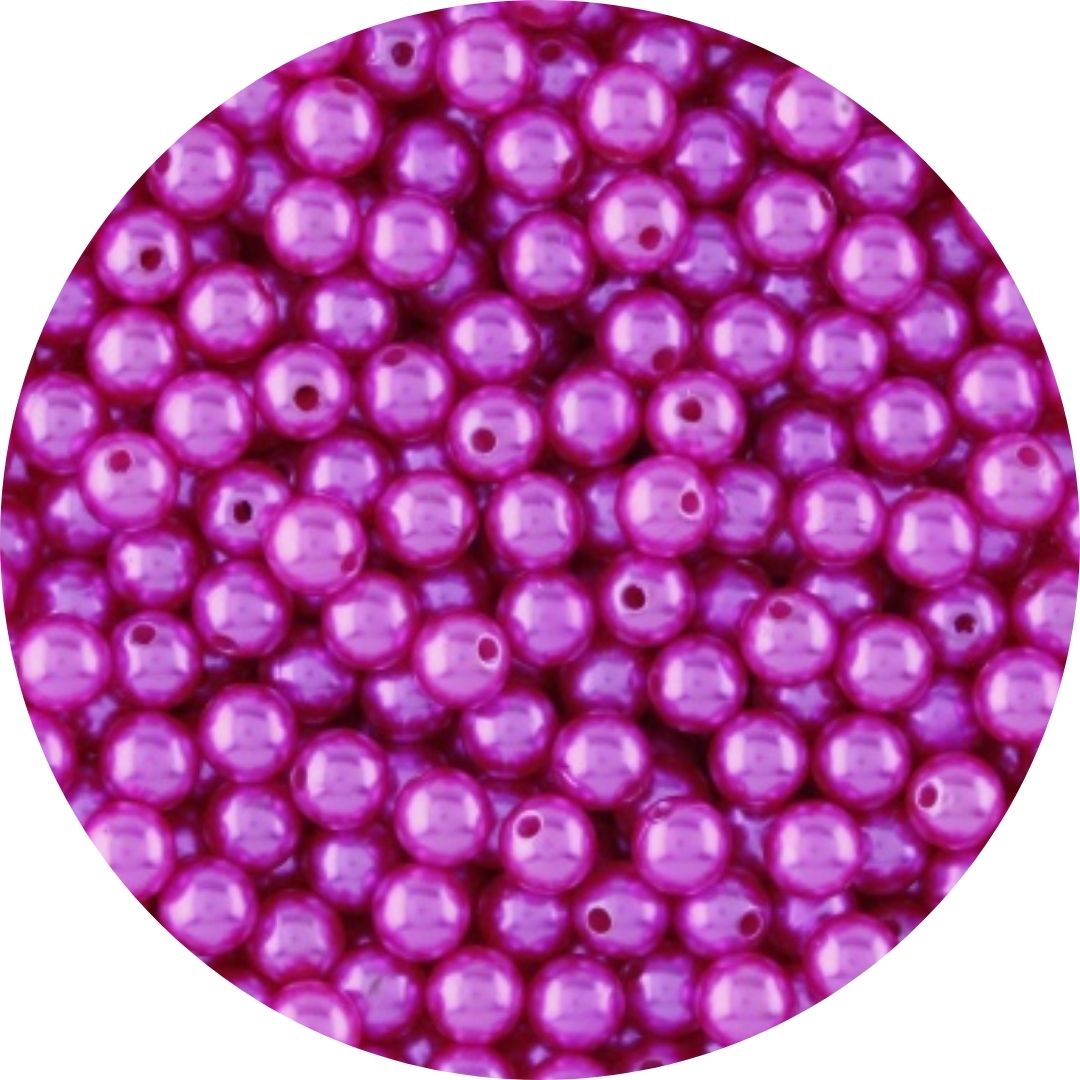 Pérola 5mm 15g Rosa Pink
