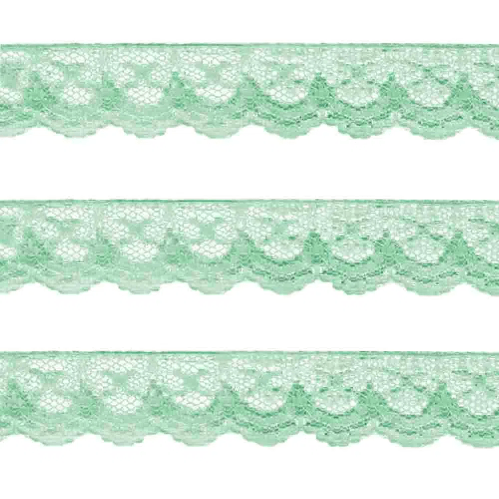 Renda Nylon 2,0cm 50mt Verde Claro