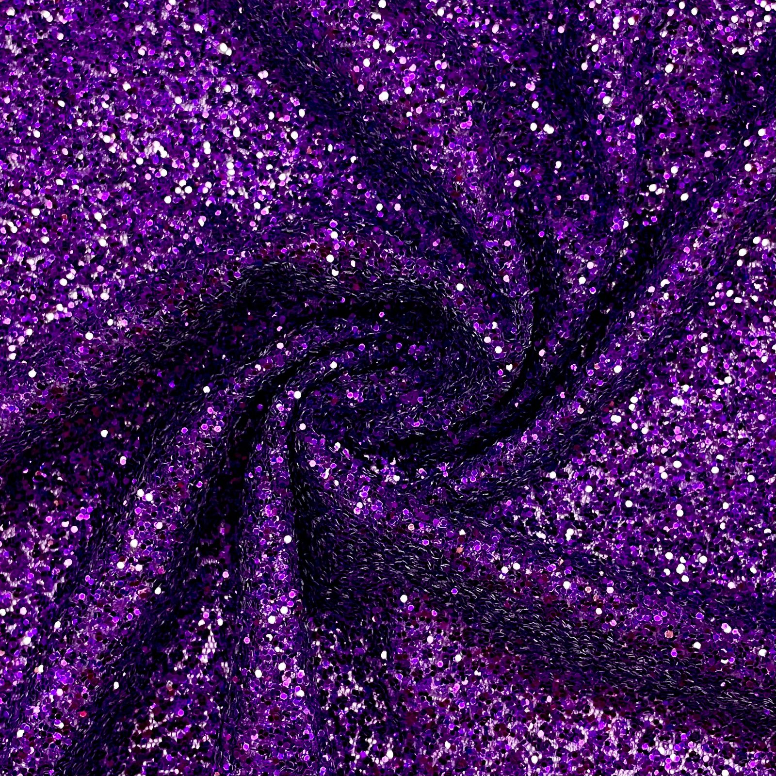 Tule Glitter Pesado Violeta BLACK 