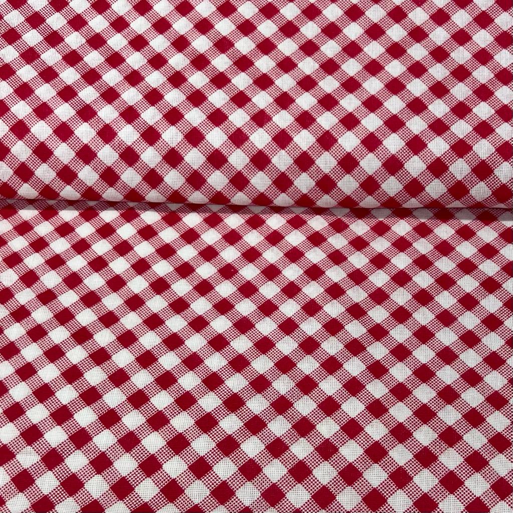 Chitinha Xadrez Diagonal Vermelho RRR