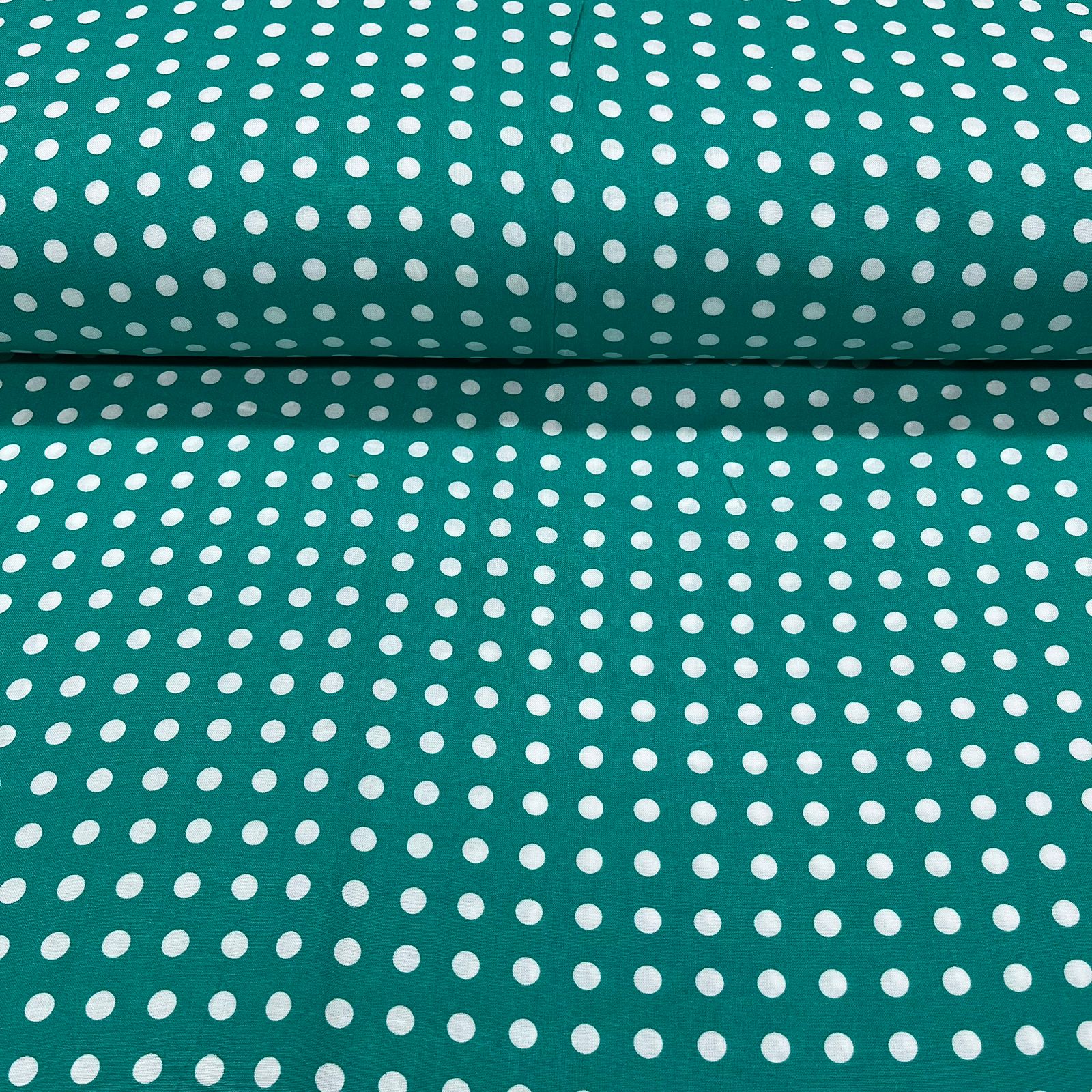 Viscose Petit Poa Verde Tiffany PROMO