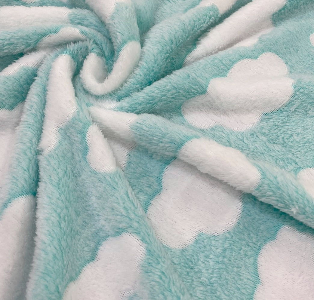 Fleece Relevo Nuvem Verde Água APOCALIPSE