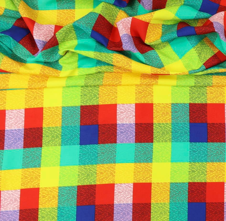 Tricoline Fake Patchwork Colorido APOCALIPSE