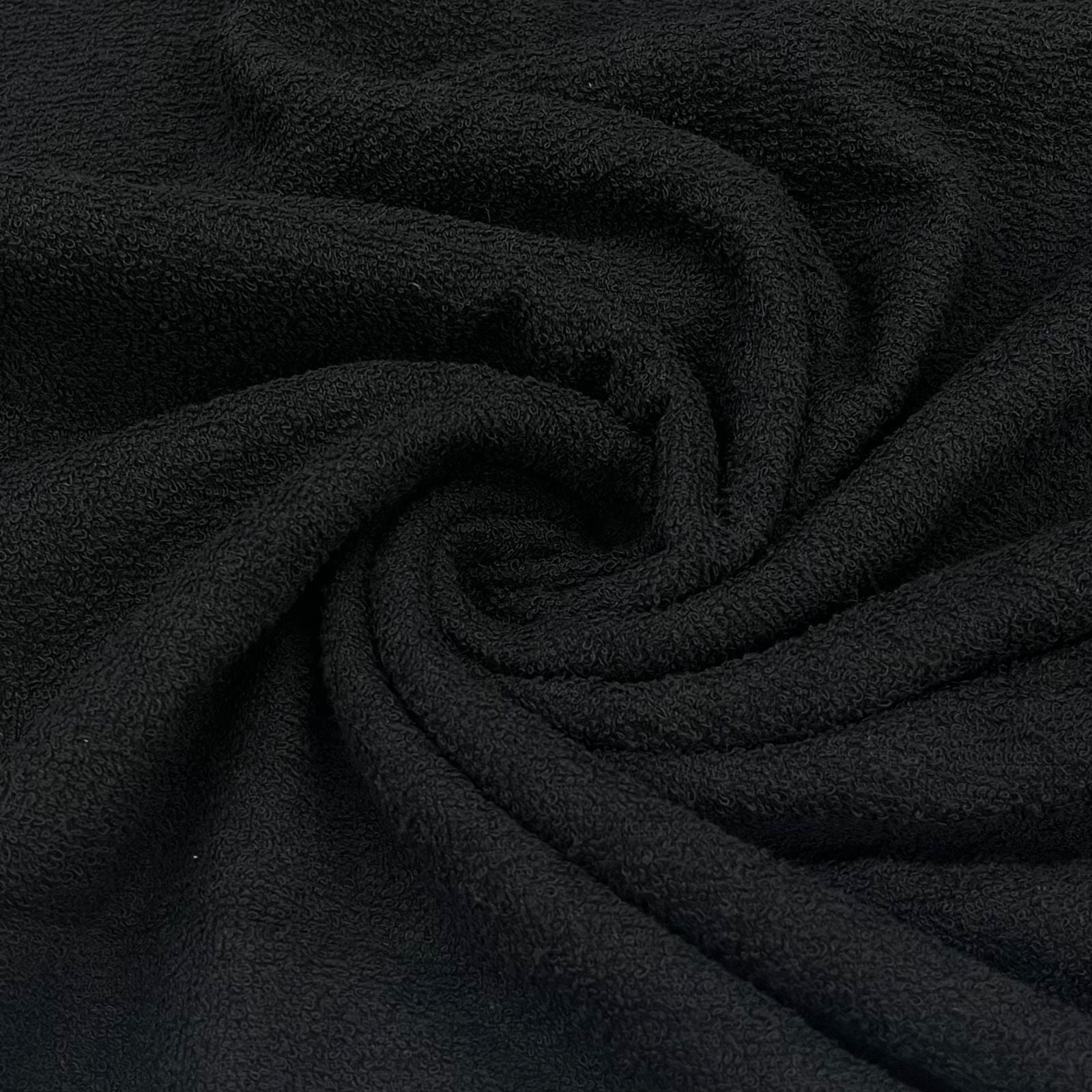 Atoalhado de Algodão Preto RRR