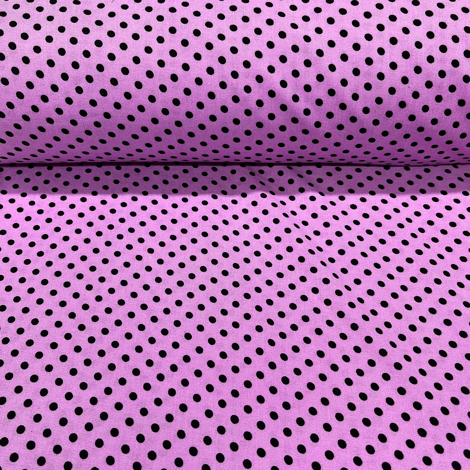 Viscose Petit Poa Rosa Bebê DOMINGO