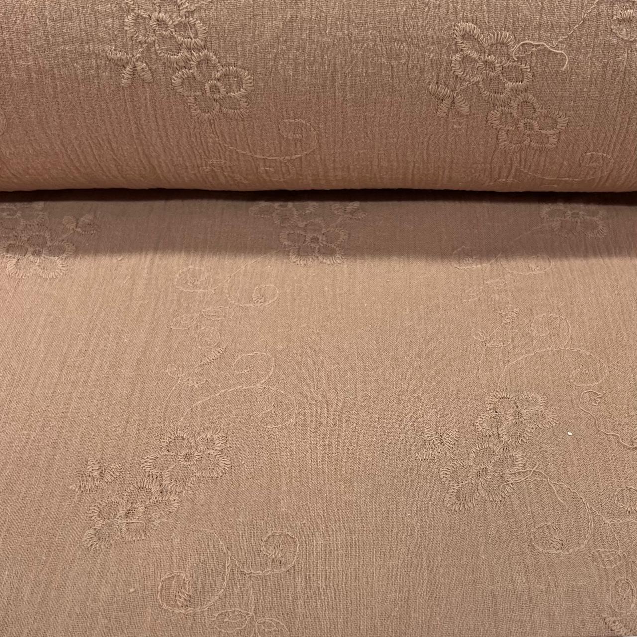 Crepe de Algodão Rosê Princess