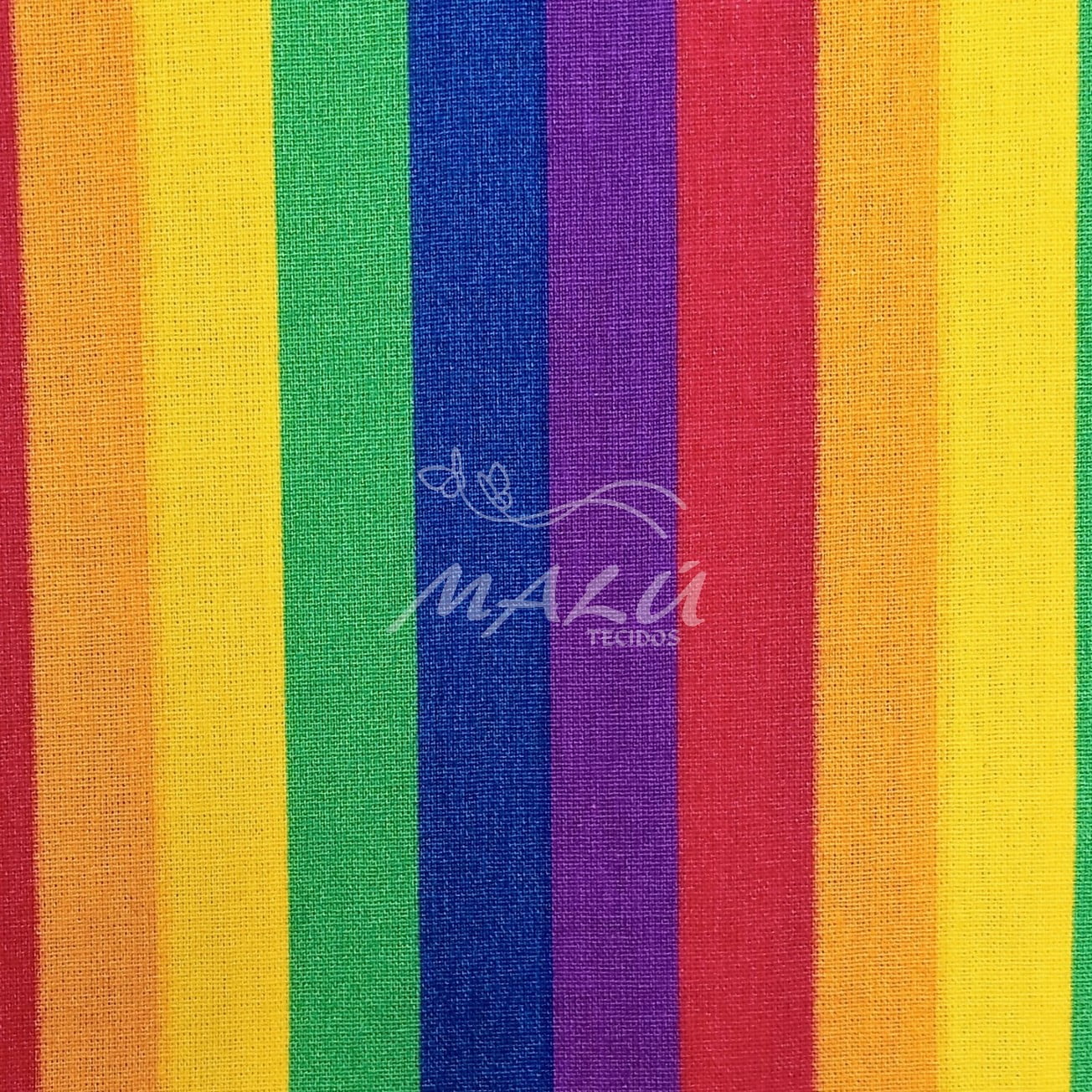  Tricoline Listrado Colorido LGBT LIQUIDA