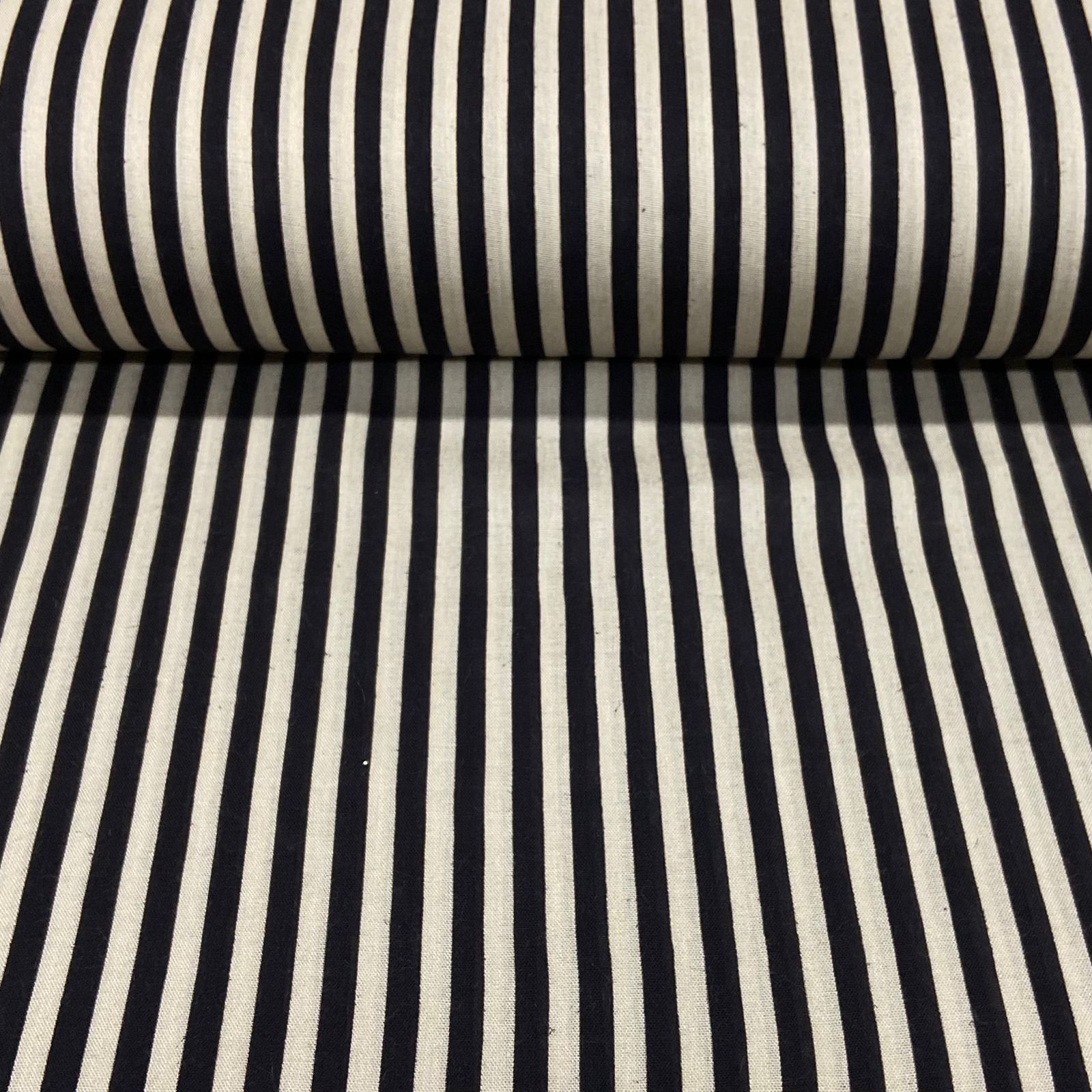 Viscose Listra Preto com Off ESQUENTA