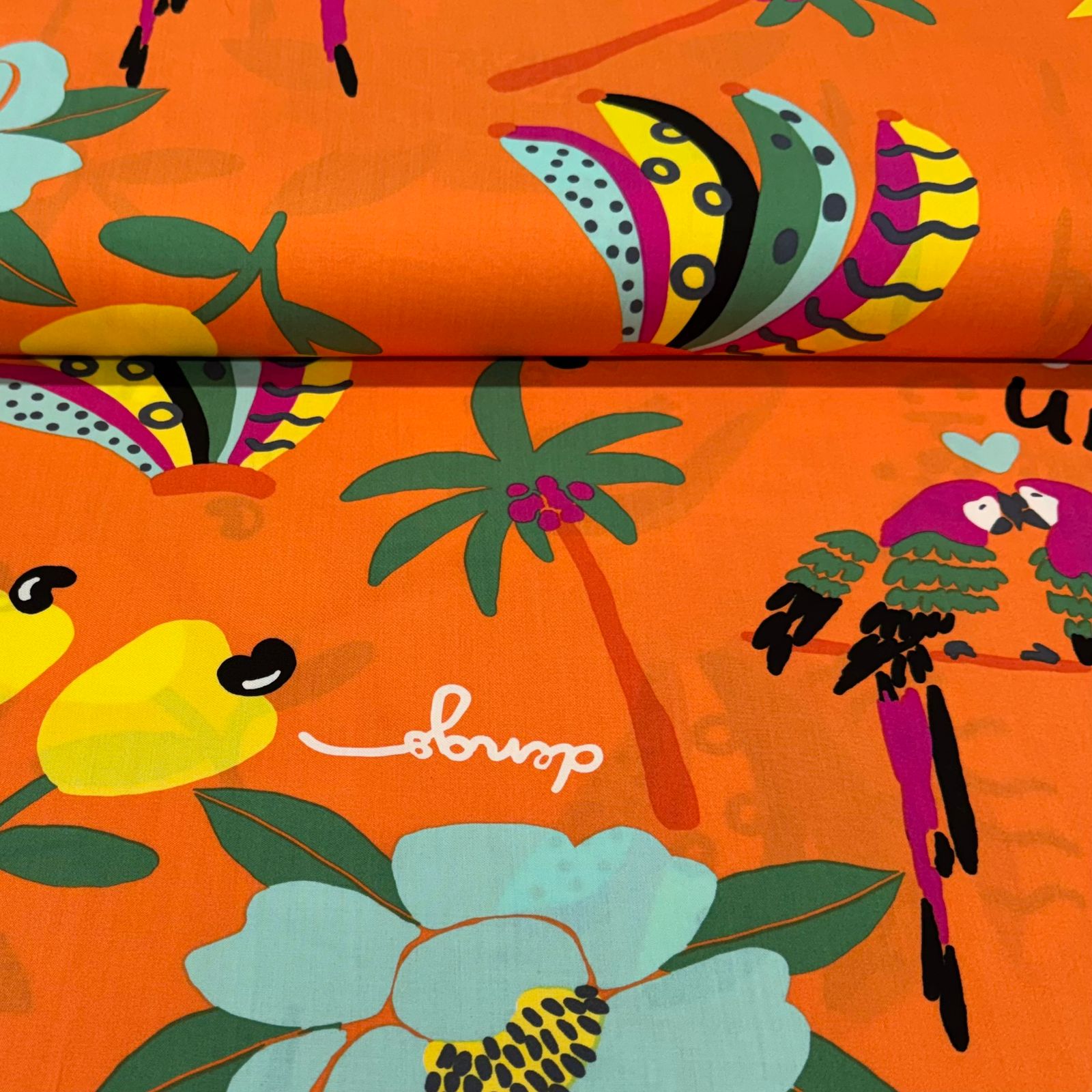 CORTE 0,65 X 1,50m Viscose Sol e Arara