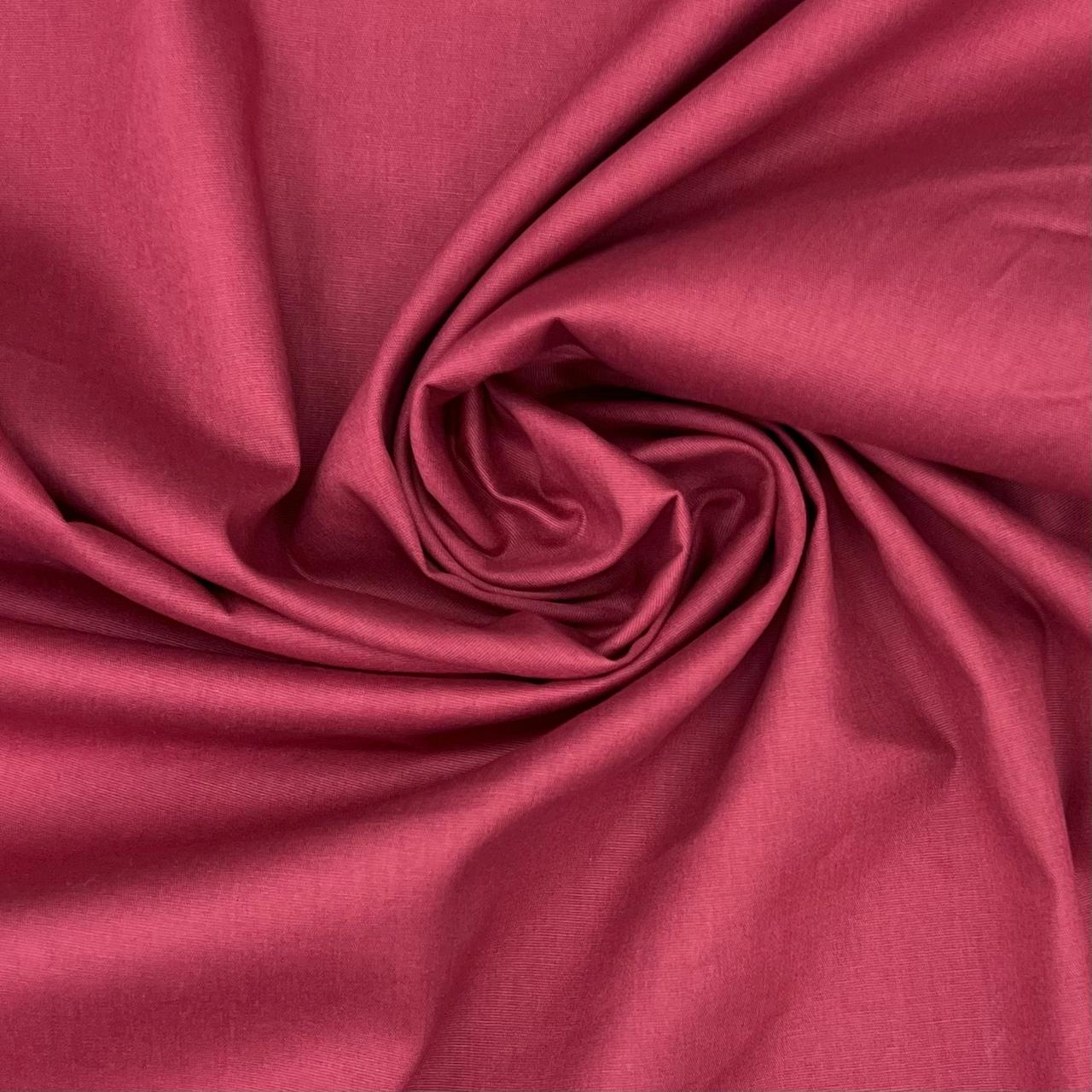 CORTE 0,50 X 1,50m Tricoline Lisa Bordô