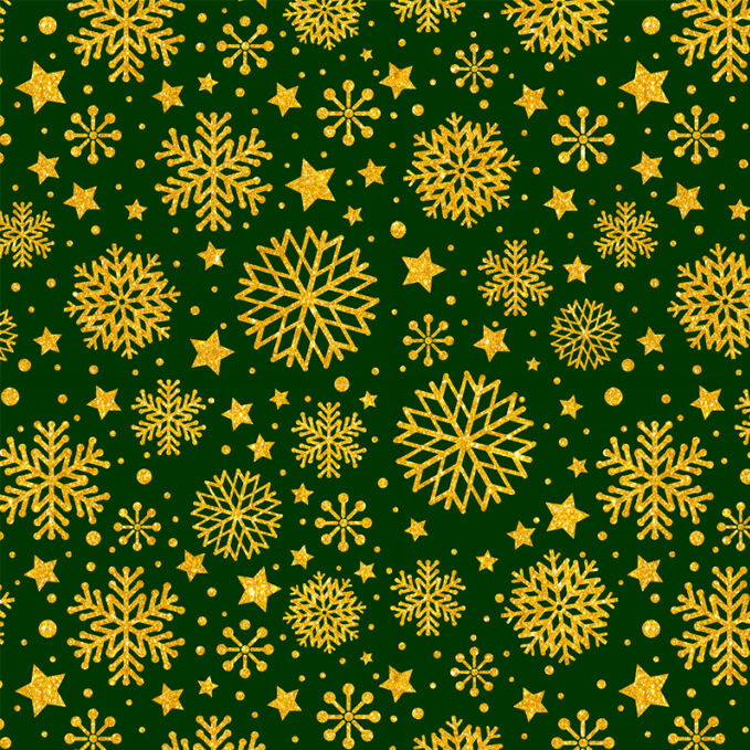 Tricoline Flocos no Verde