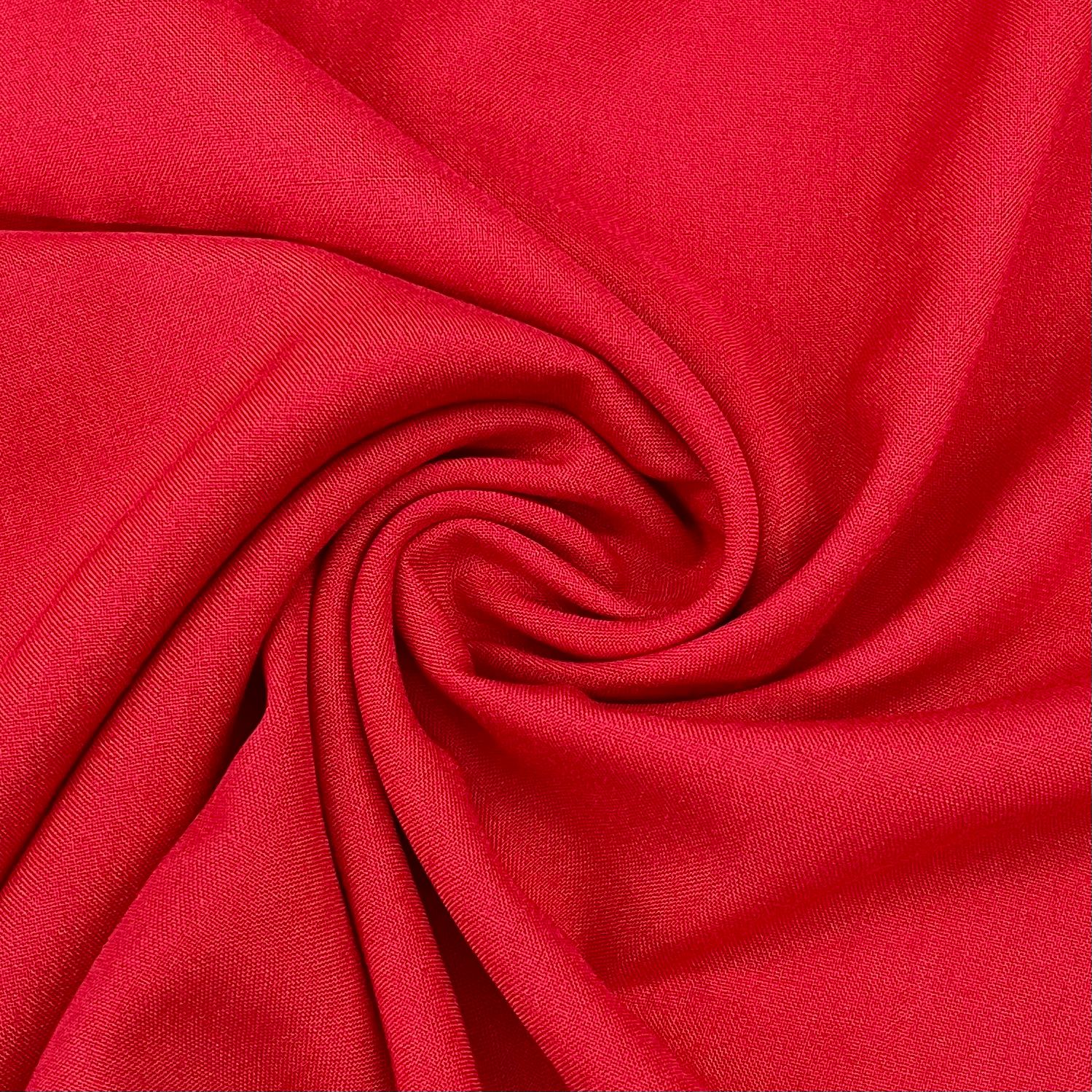 CORTE 0,50 X 1,50m Viscose Vermelho Vivo