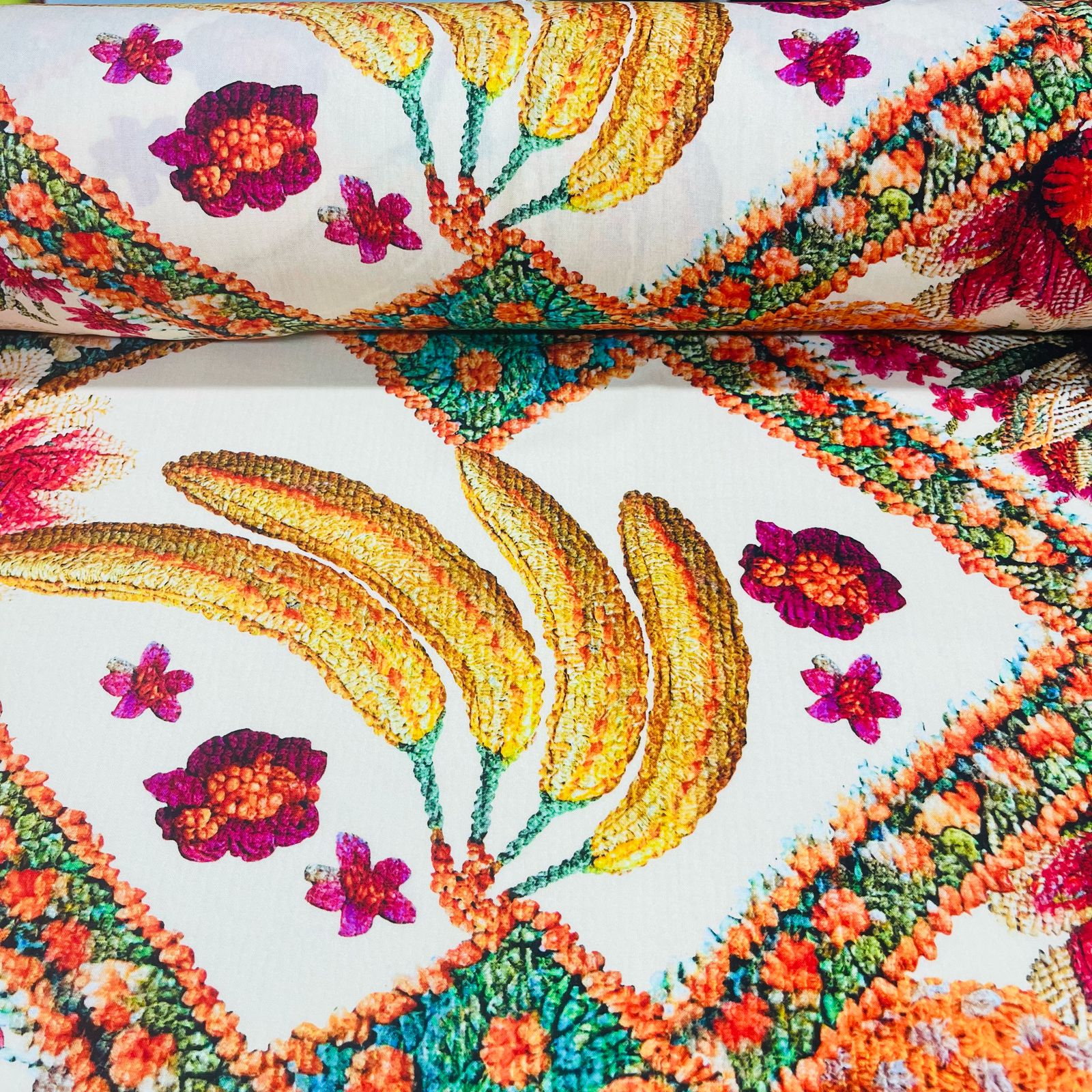 Viscose Farm Frutas do Verão BLACK 