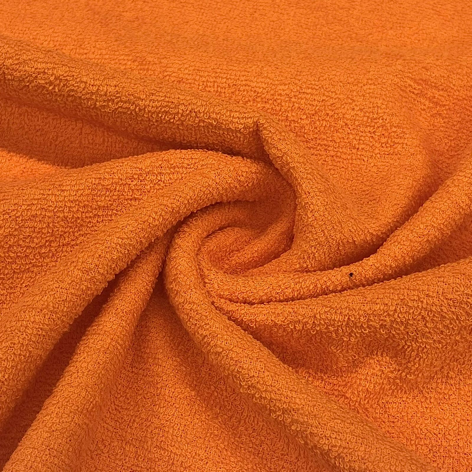 CORTE 0,60x1,40m Atoalhado de Algodão Laranja