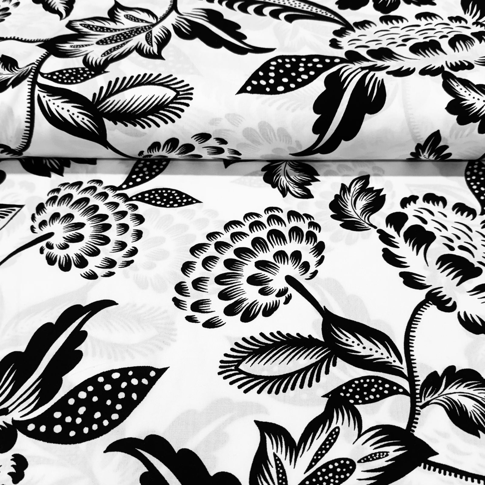 Viscose Fogo Jardim Noir MALUCA