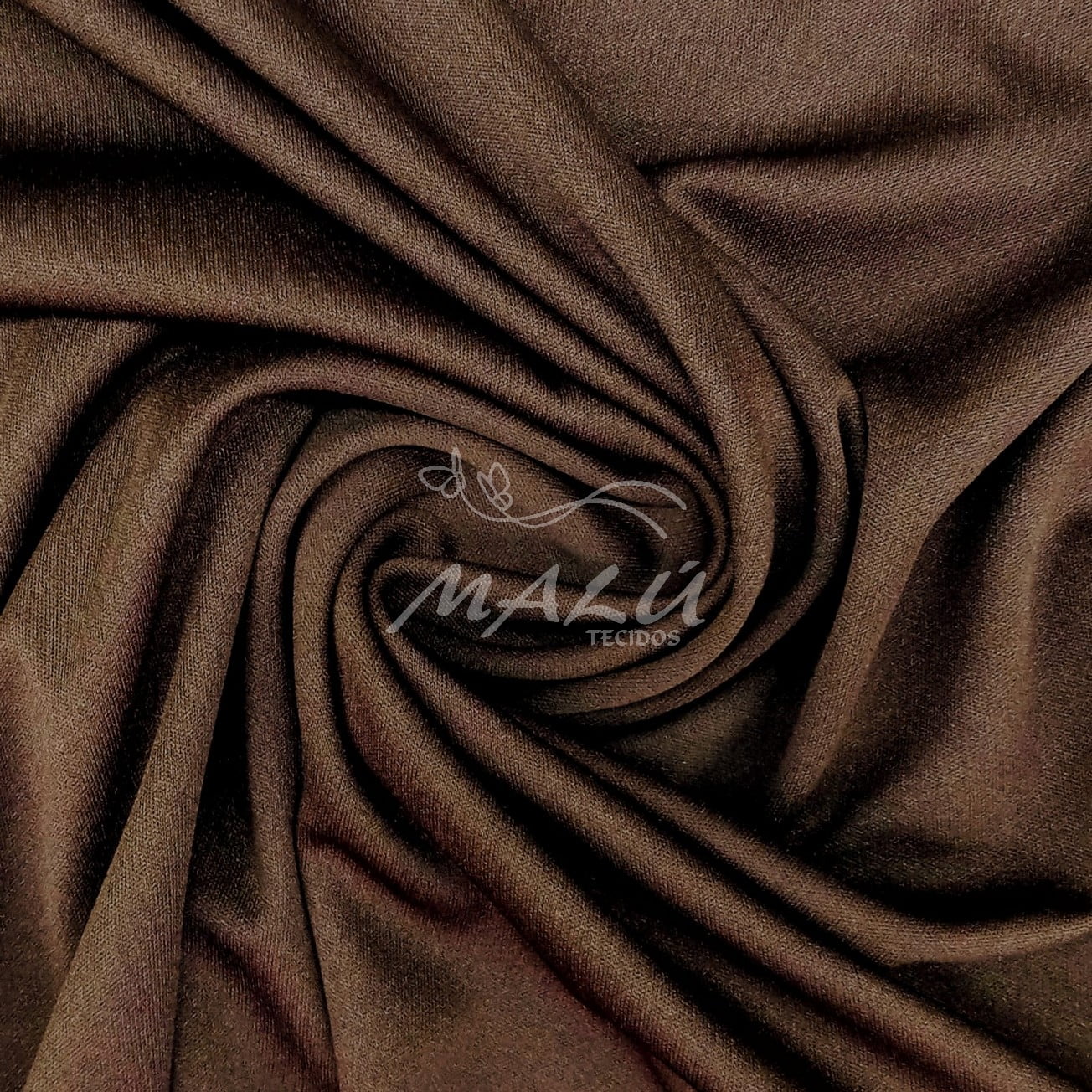 Malha Helanquinha Tensionada Marrom RRR