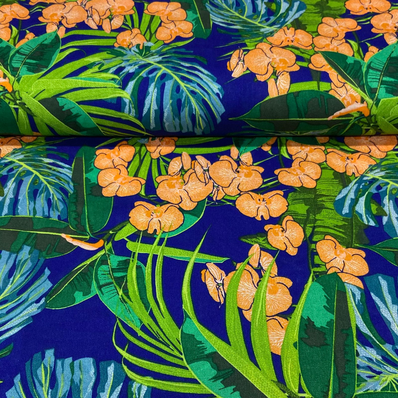 Viscose Orquídea Tropical MALUCA 