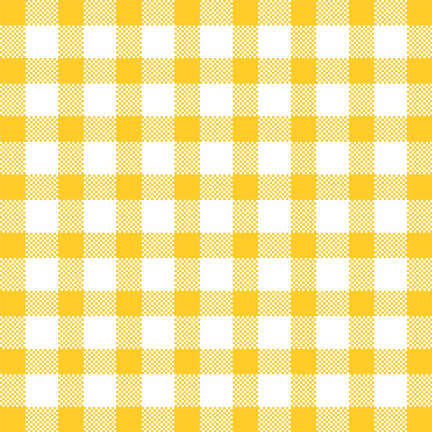 Tricoline Xadrez Amarelo Vichy