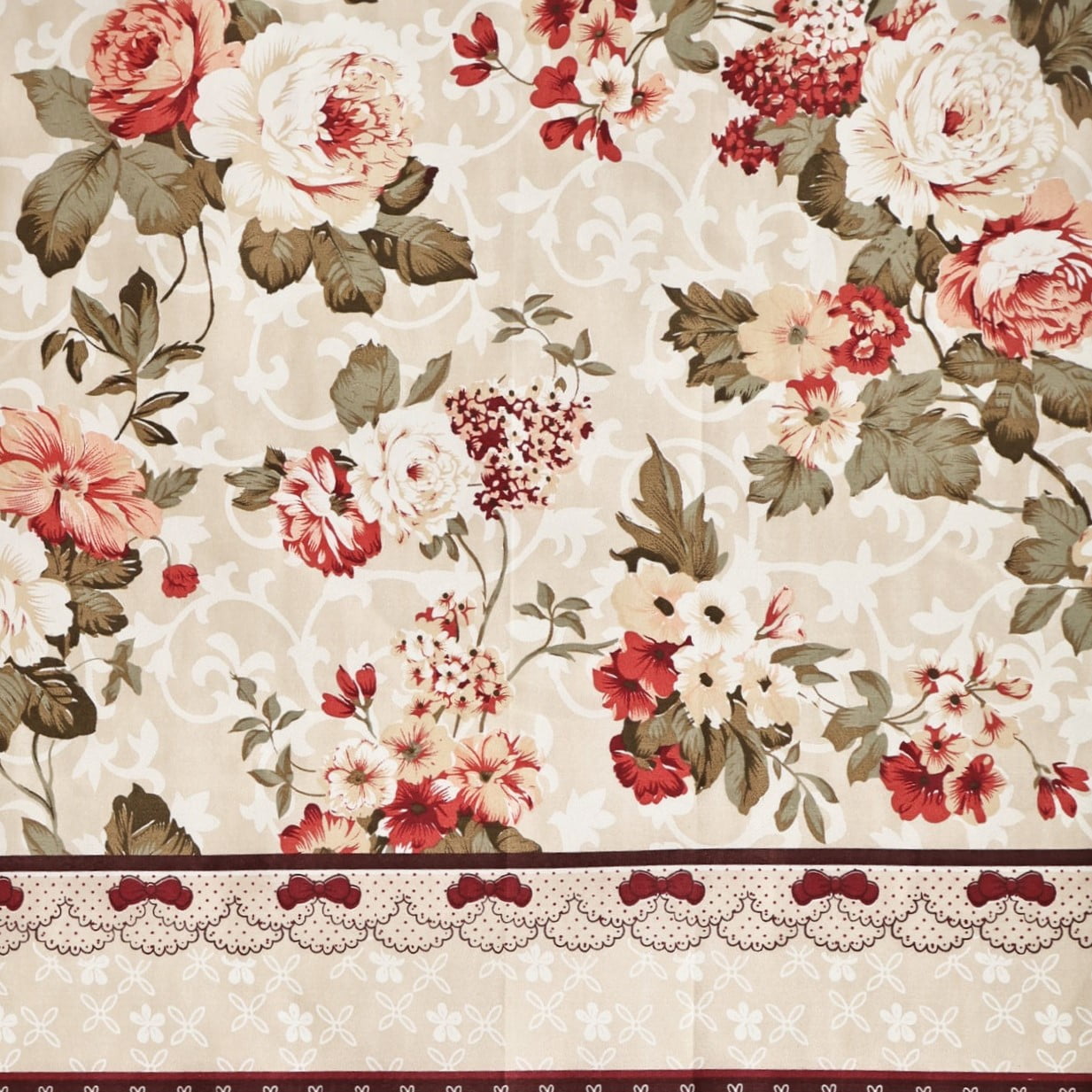 Microfibra Barrado de Flores 2,40m MALUCA