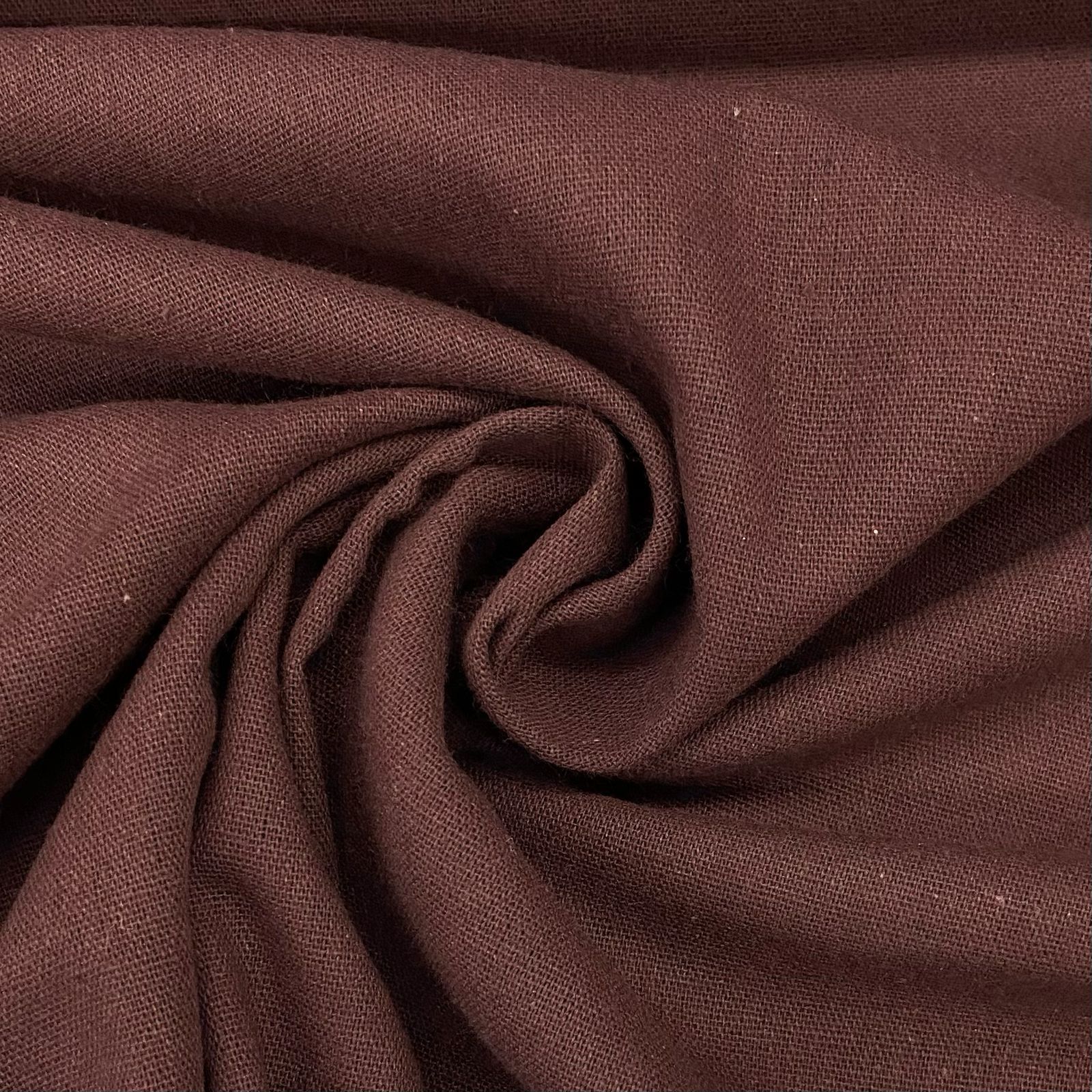 Linho Misto Marrom Chocolate TEMPORAL