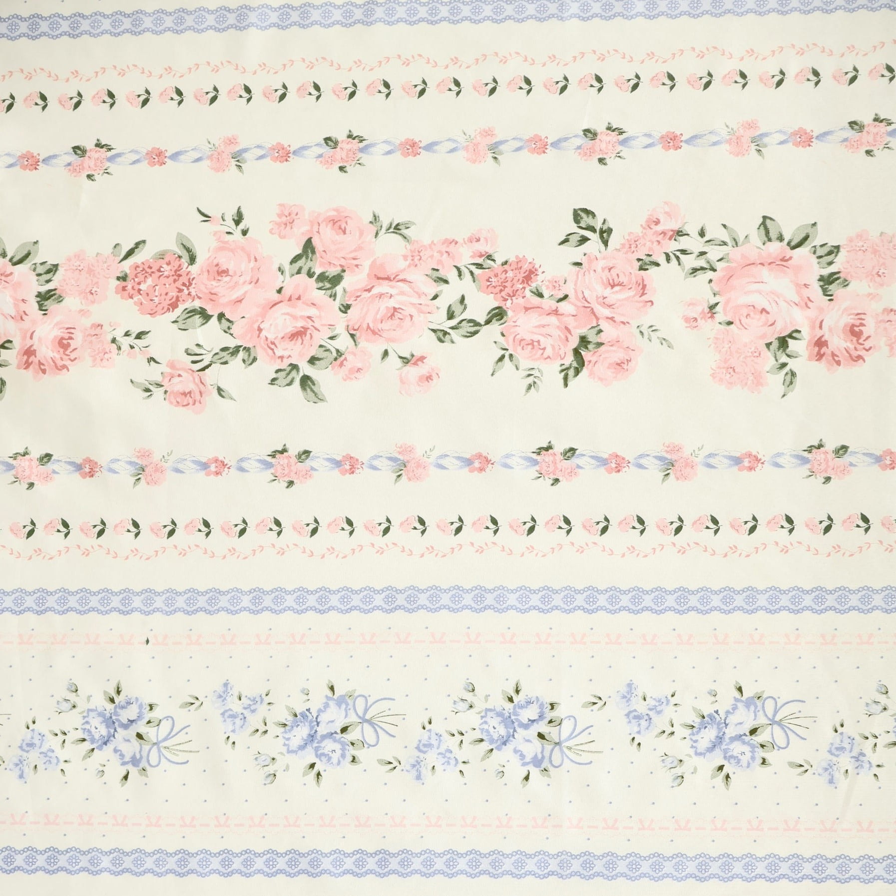 Microfibra Barrado de Rosas 2,40m TEMPORAL