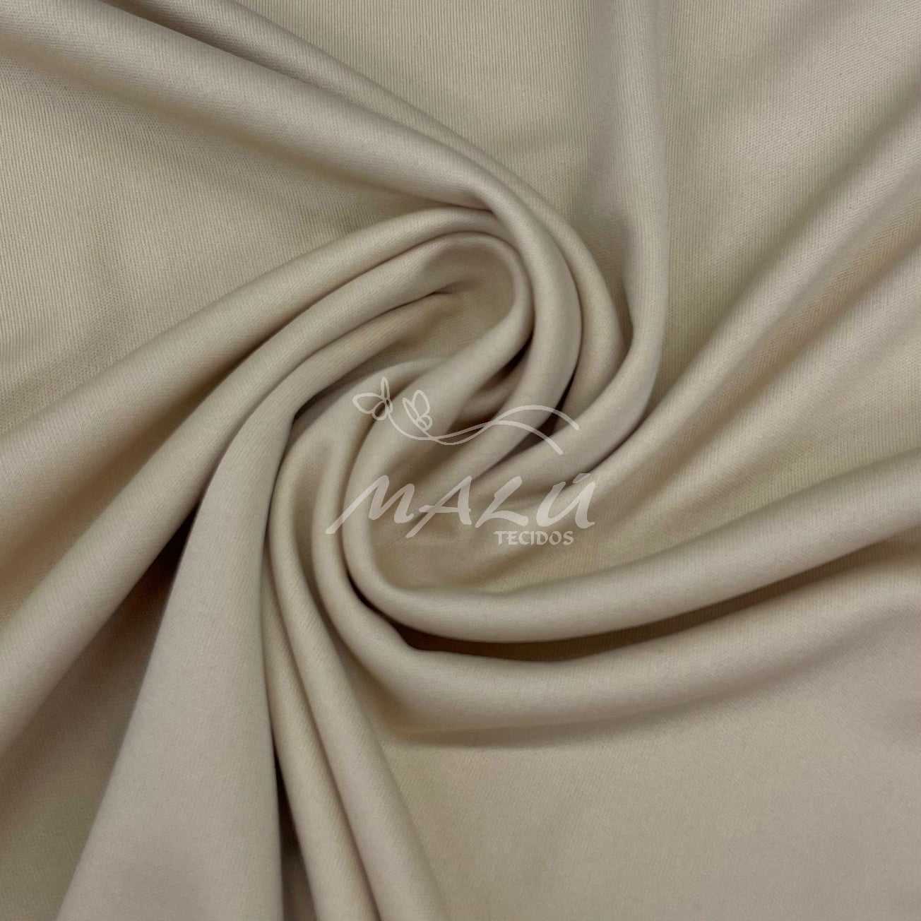 Malha Helanquinha Tensionada Bege TEMPORAL