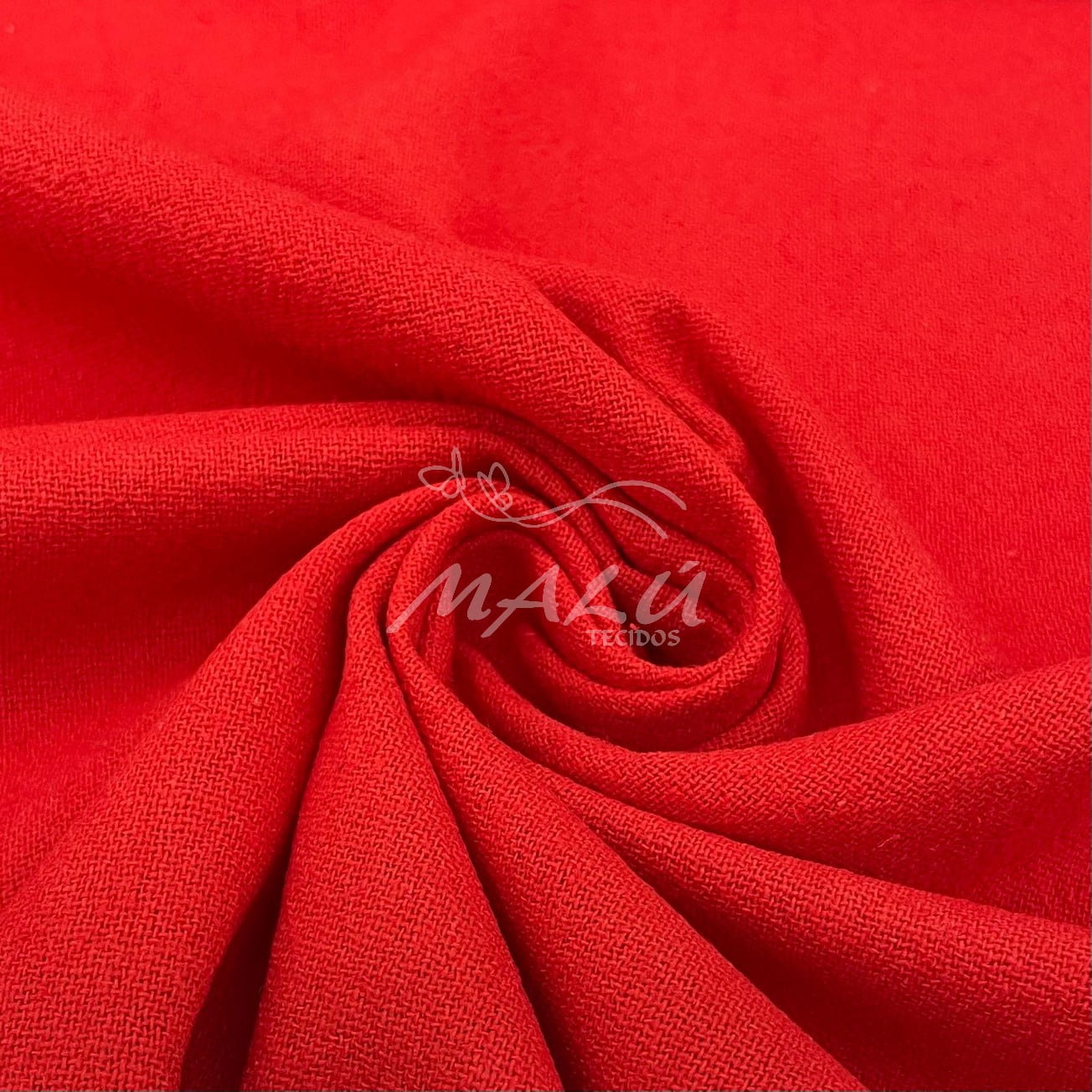 CORTE 0,90x0,70cm Tecido Pé de Galinha Vermelho