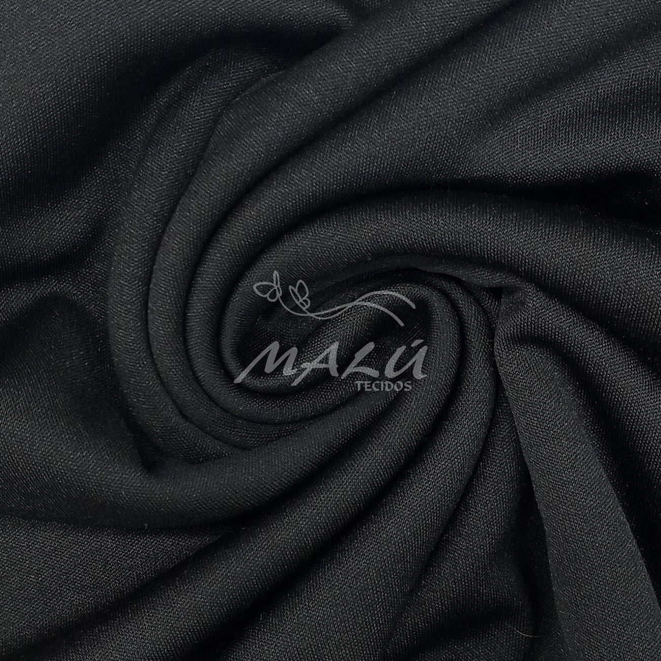 CORTE 0,70x1,60cm Helanca Flanelada Preta 