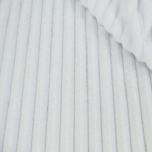 Mantinha Fleece Canelado 2,50m Branco RRR