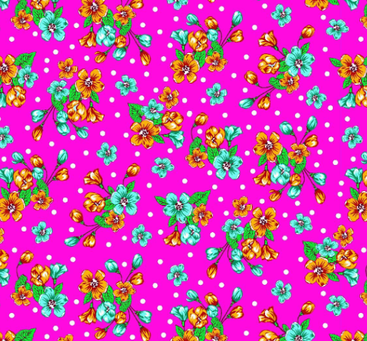 Chita Rosa Pink 100% Algodão RRR