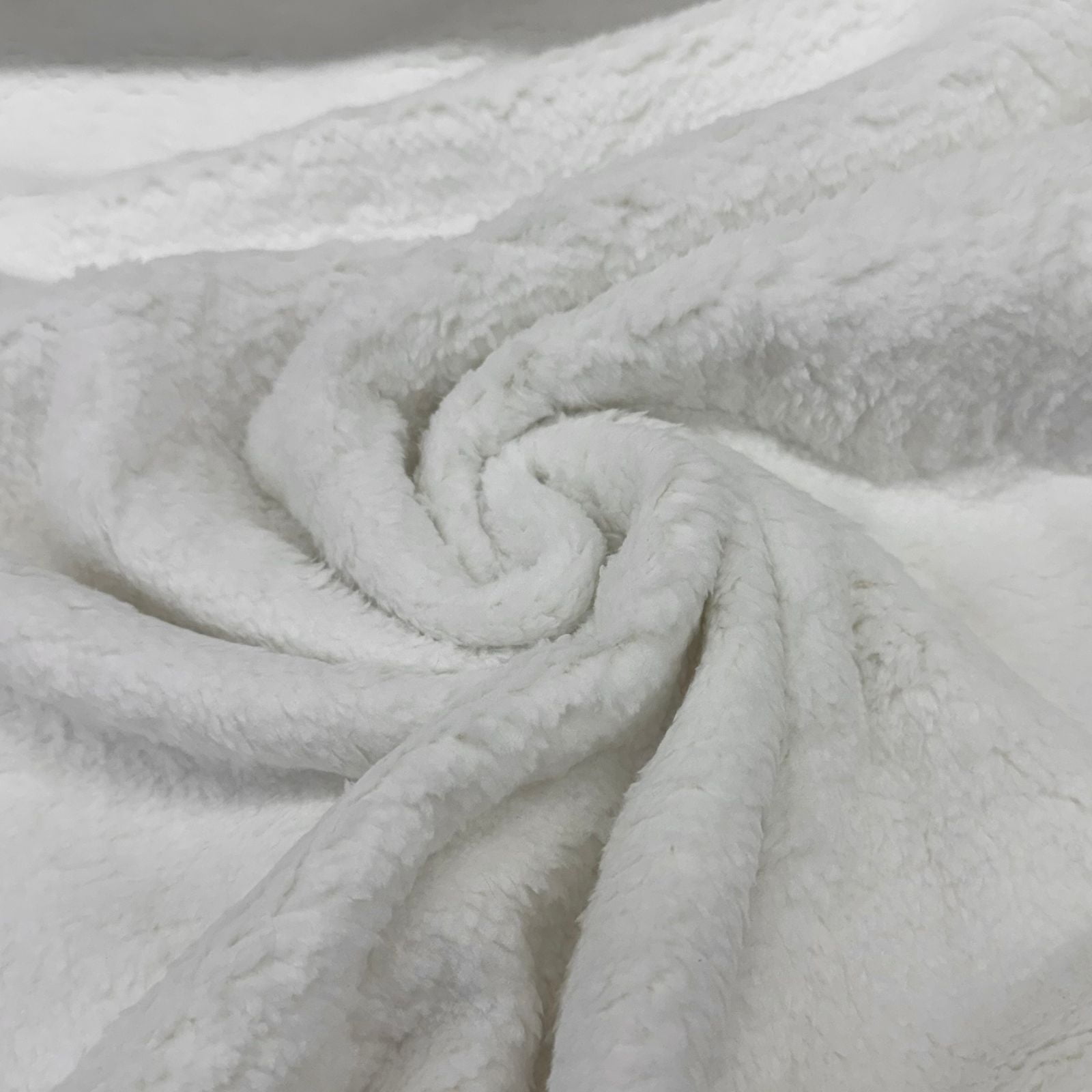 CORTE 0,50x1,60cm Sherpa Dublada Moletom Branco