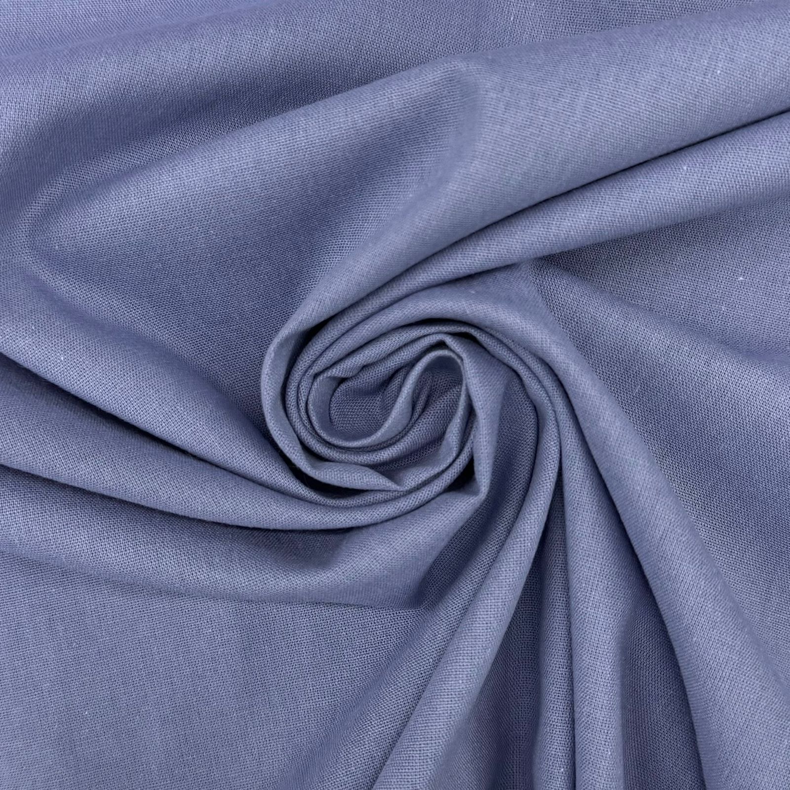 CORTE 0,80x2,50cm Percal 150 Fios Azul Serenity