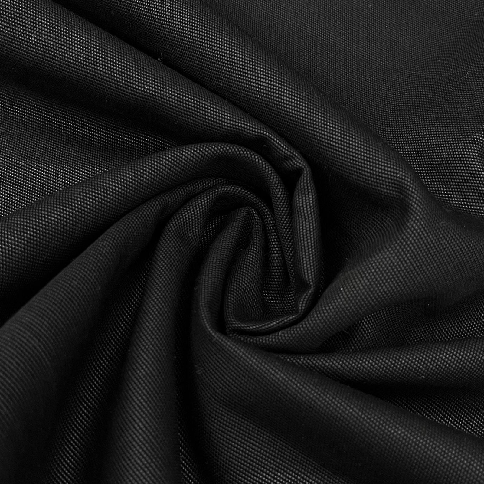 CORTE 0,70x1,60m Sarja Leve de Algodão Preto