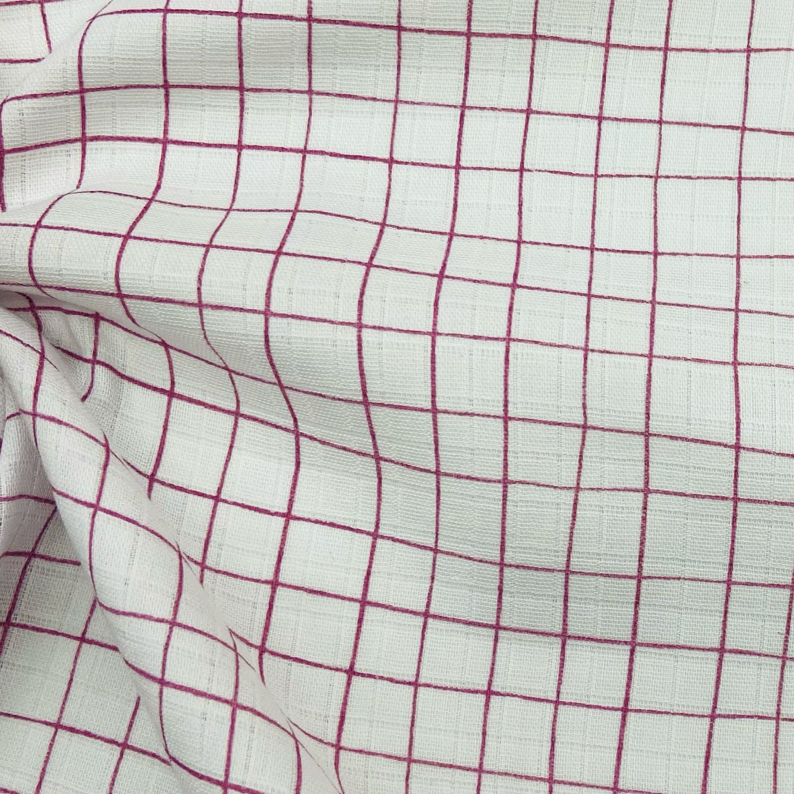 Fralda Dupla Premium Xadrez Rosa LARGA 1,50m