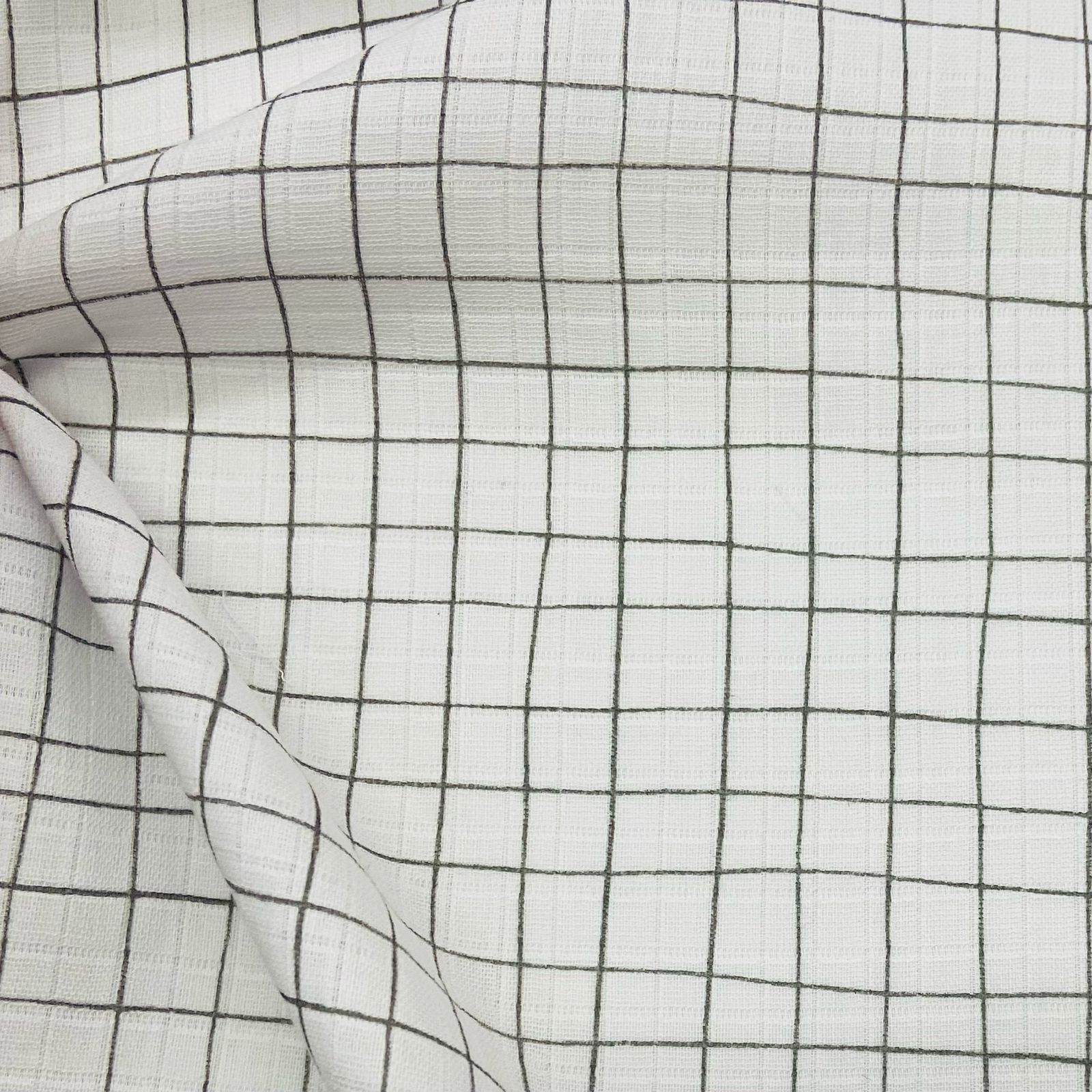 Fralda Dupla Premium Xadrez Cinza LARGA 1,50m
