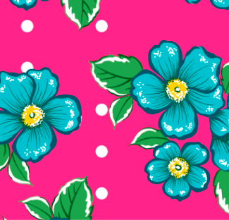 Chitinha Floral no Pink RRR