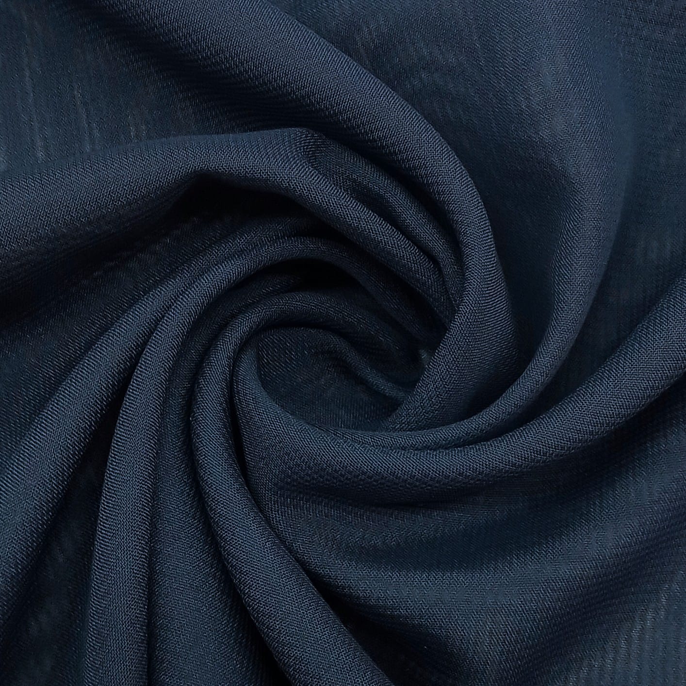 CORTE 0,90x1,50cm Musseline Multichiffon Marinho