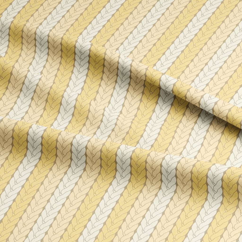 CORTE 0,90x1,50cm Tricoline Tricô Amarelo Gold
