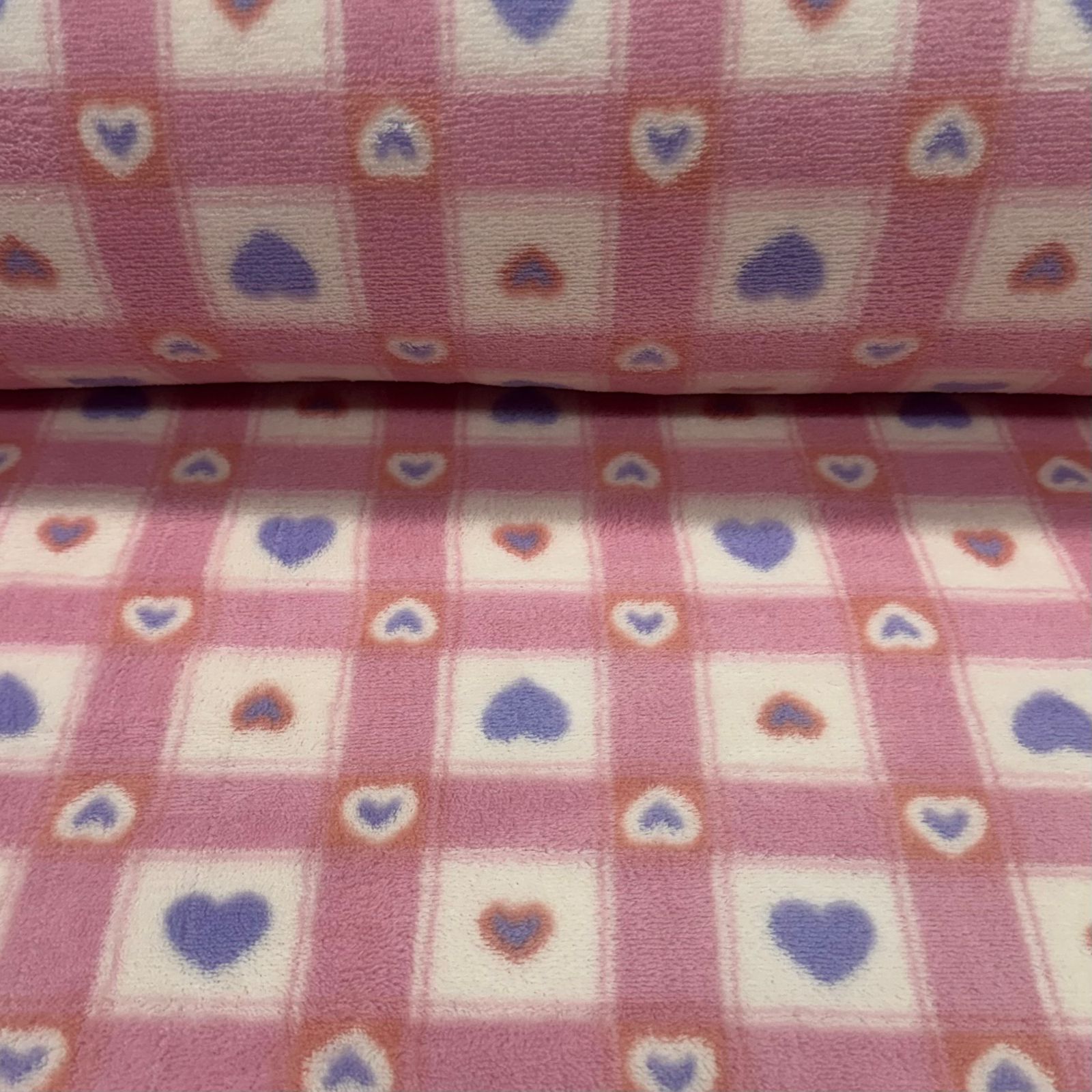 Fleece Xadrez dos Corações RRR