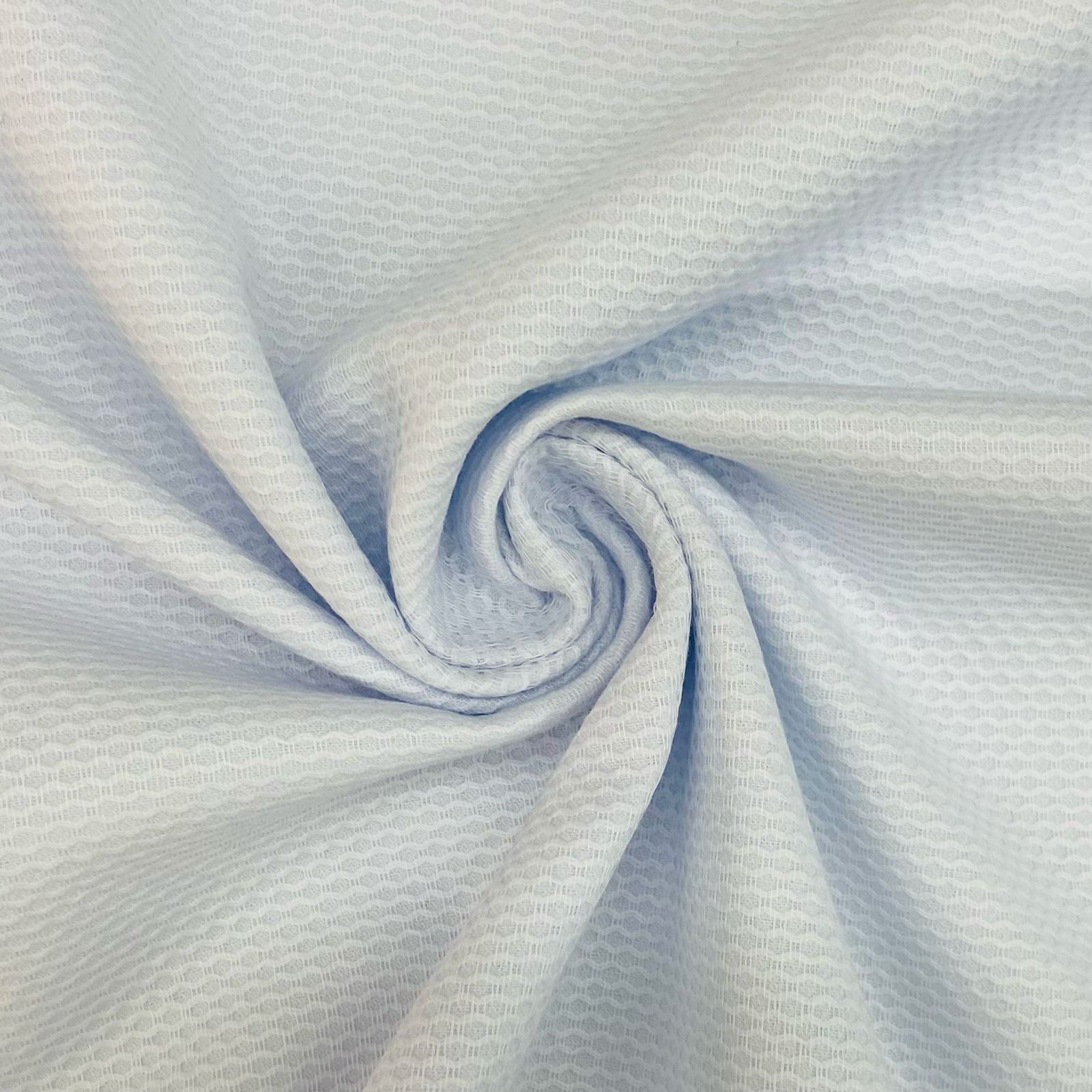 CORTE 0,50x1,50cm Piquet de Algodão Branco Premium