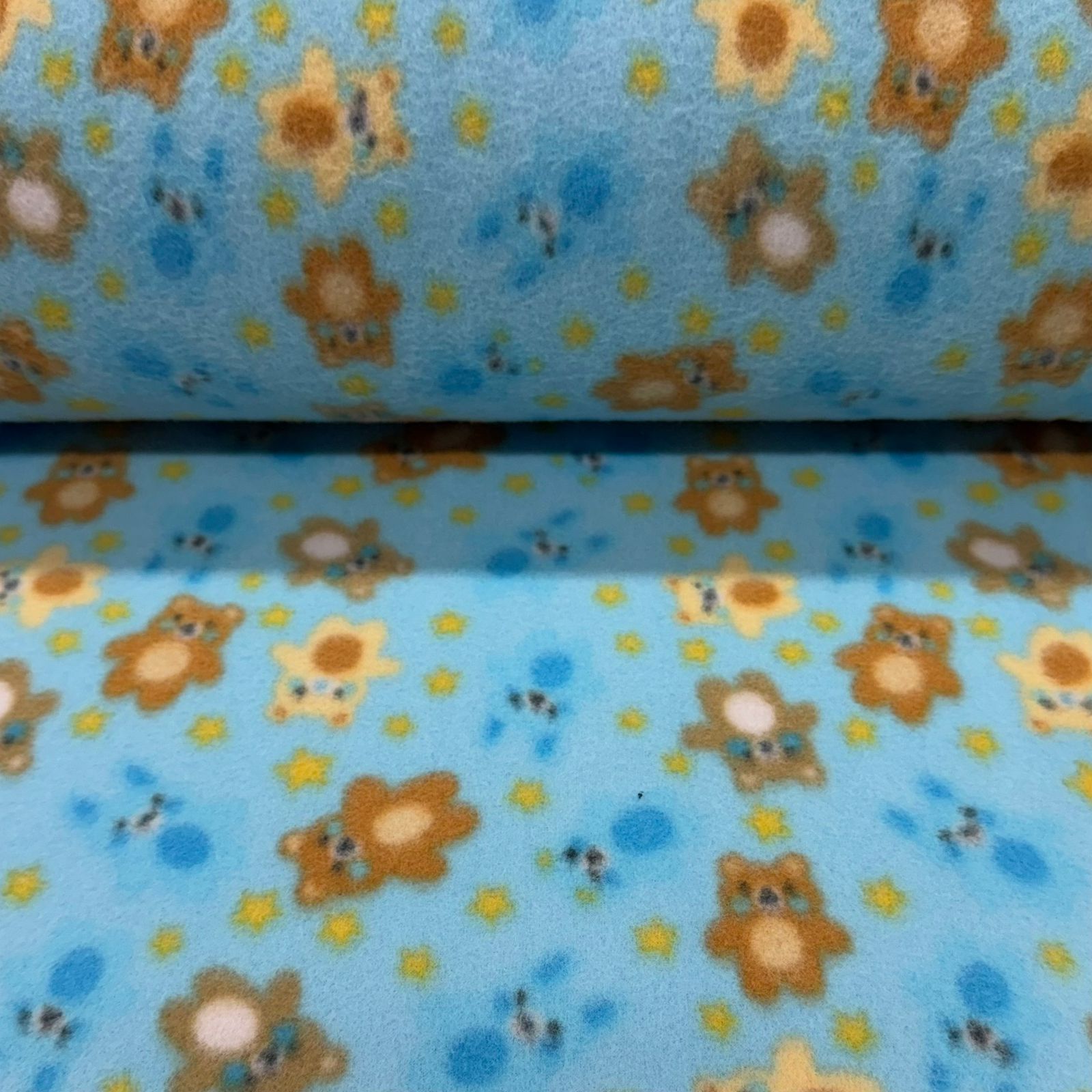 Soft Ursinhos Nas Estrelas Fundo Azul RRR