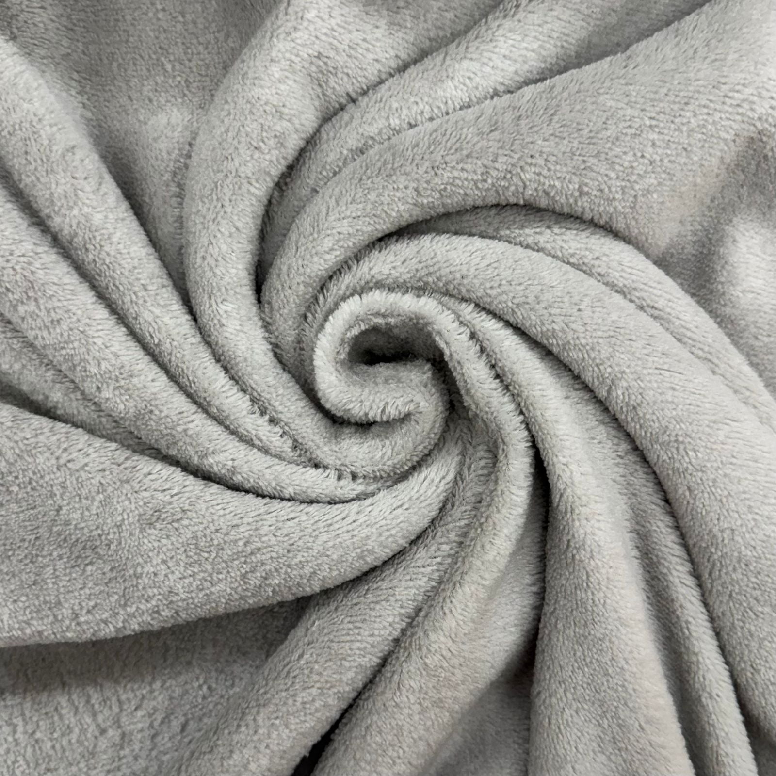 CORTE 0,90x1,60cm Fleece Cinza 1,60m