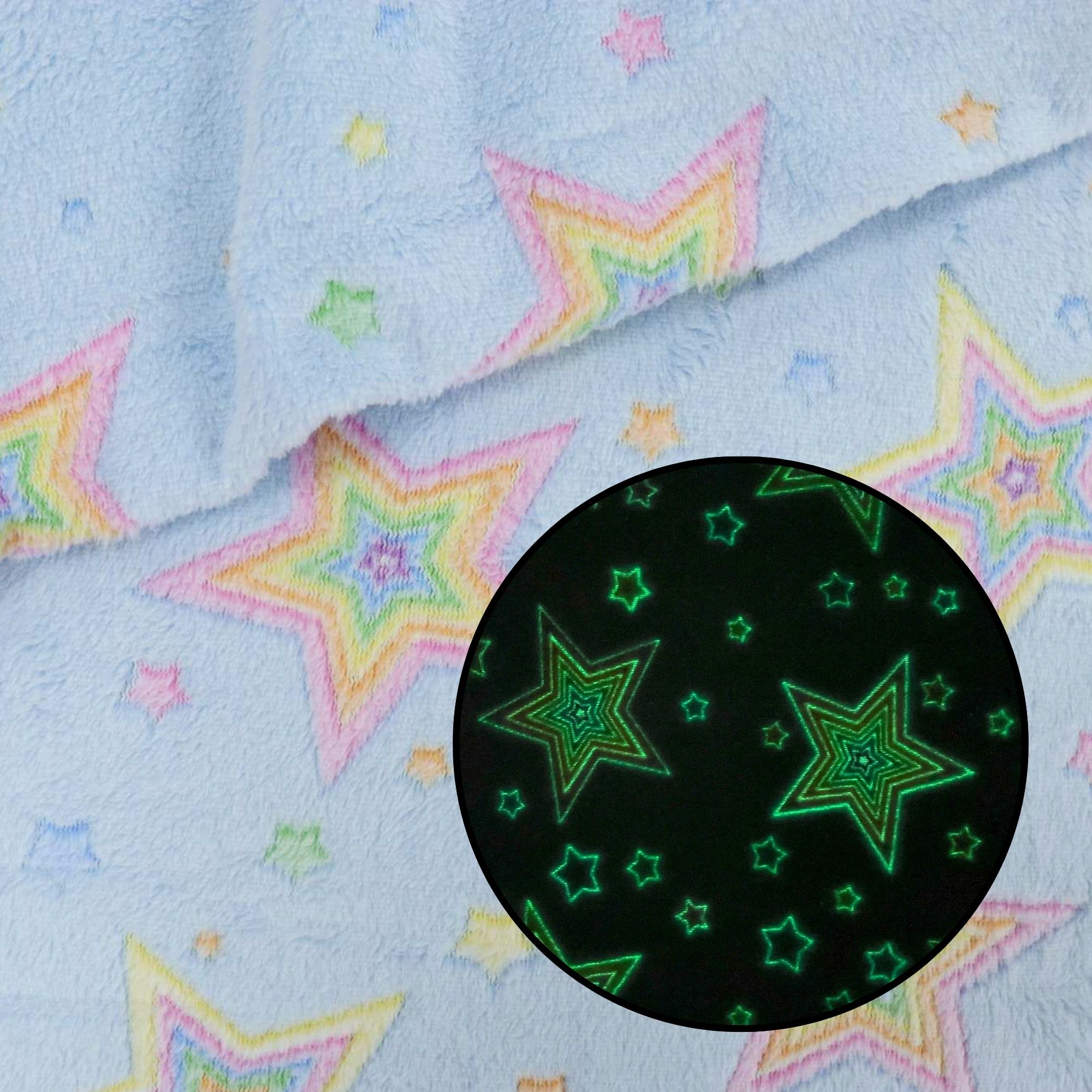 Fleece Brilha no Escuro Estrelas