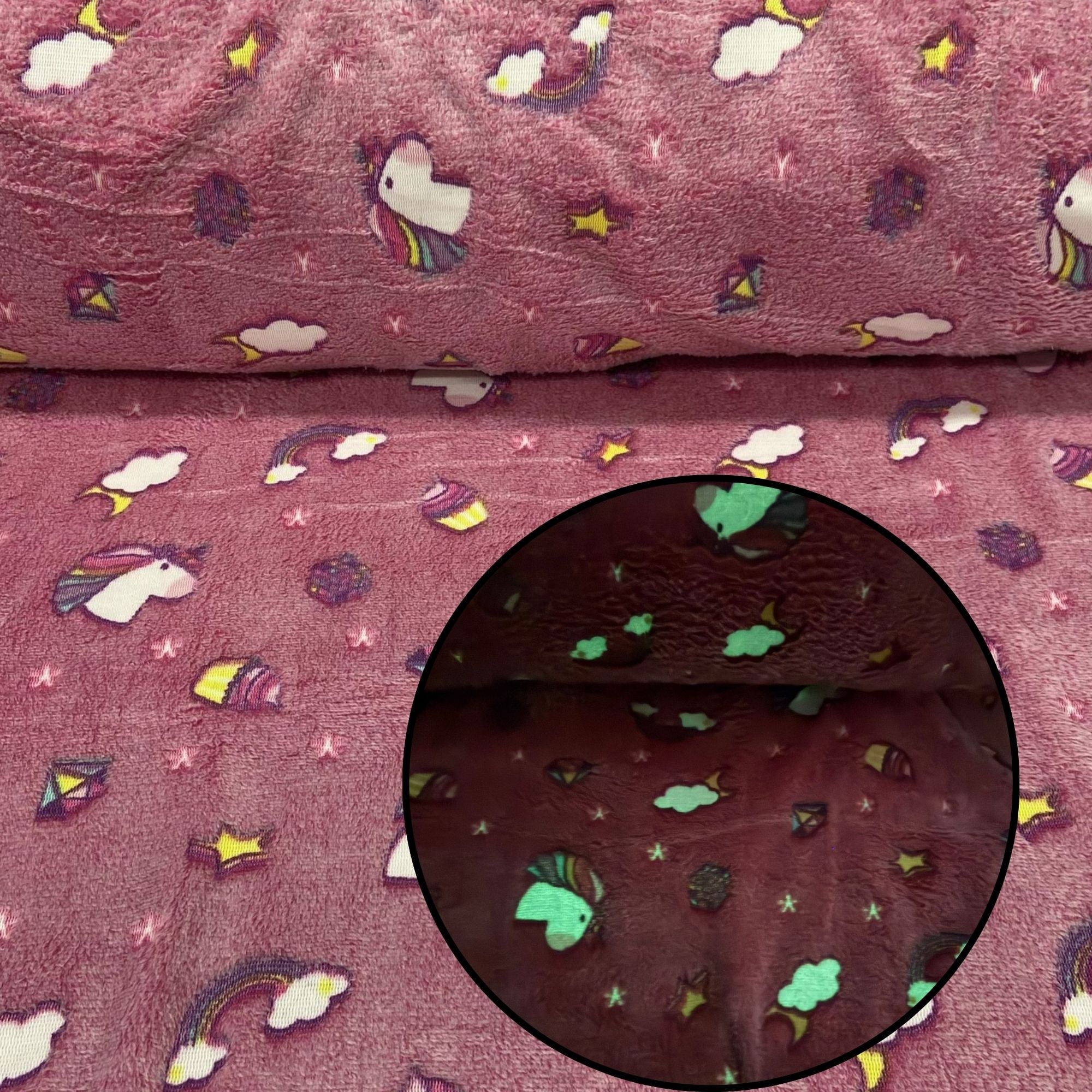 Fleece Brilha Unicórnios 