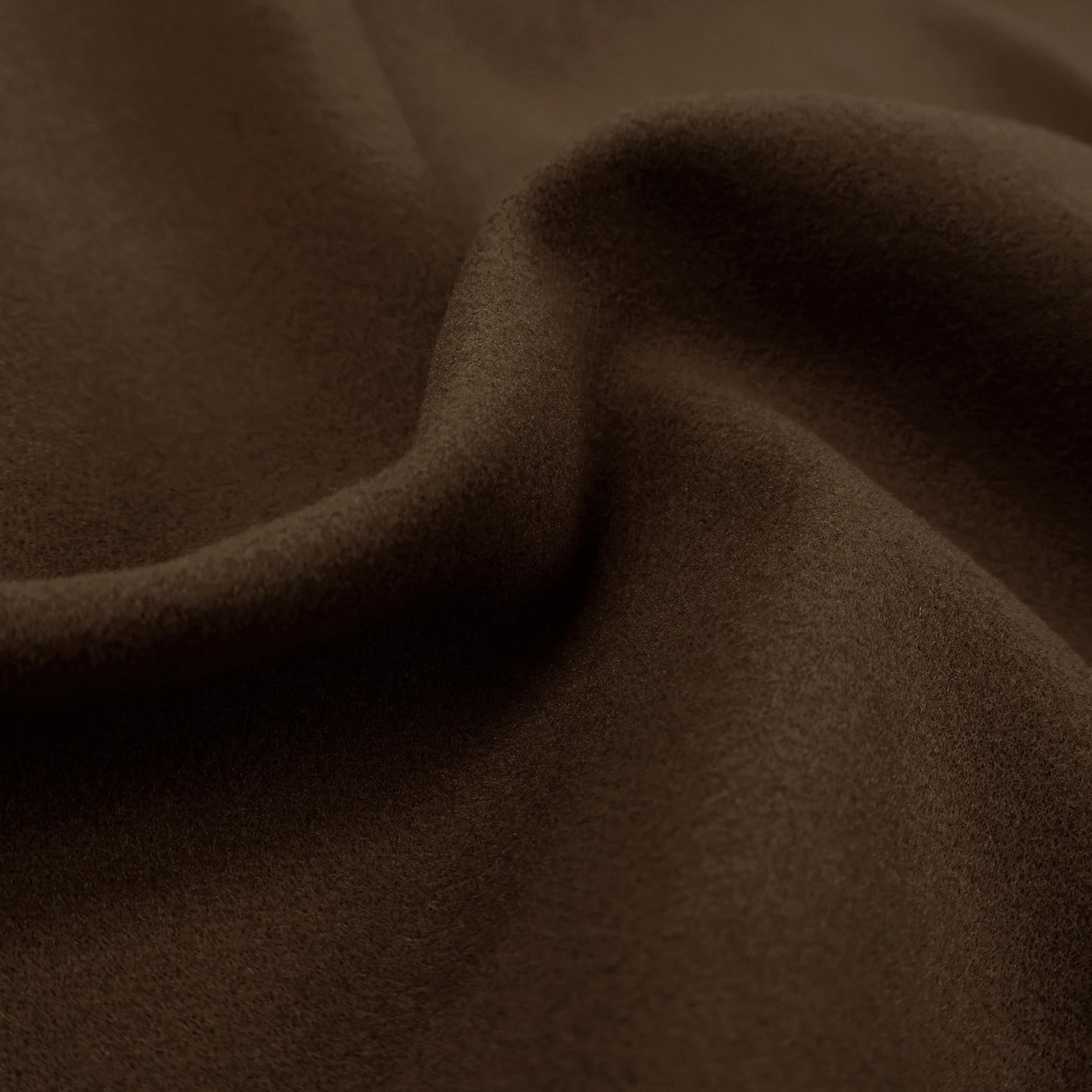Tecido Lã Batida Marrom Chocolate 