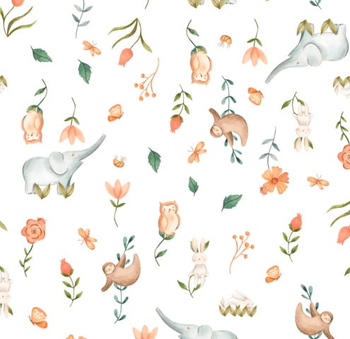 Tricoline Bichinhos Aquarela