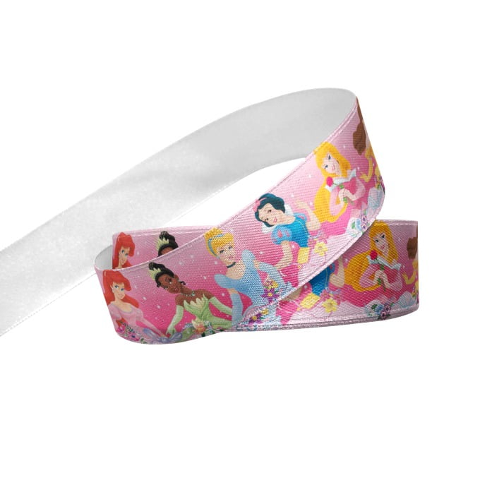 Fita Gorgurão Estampada Princesas